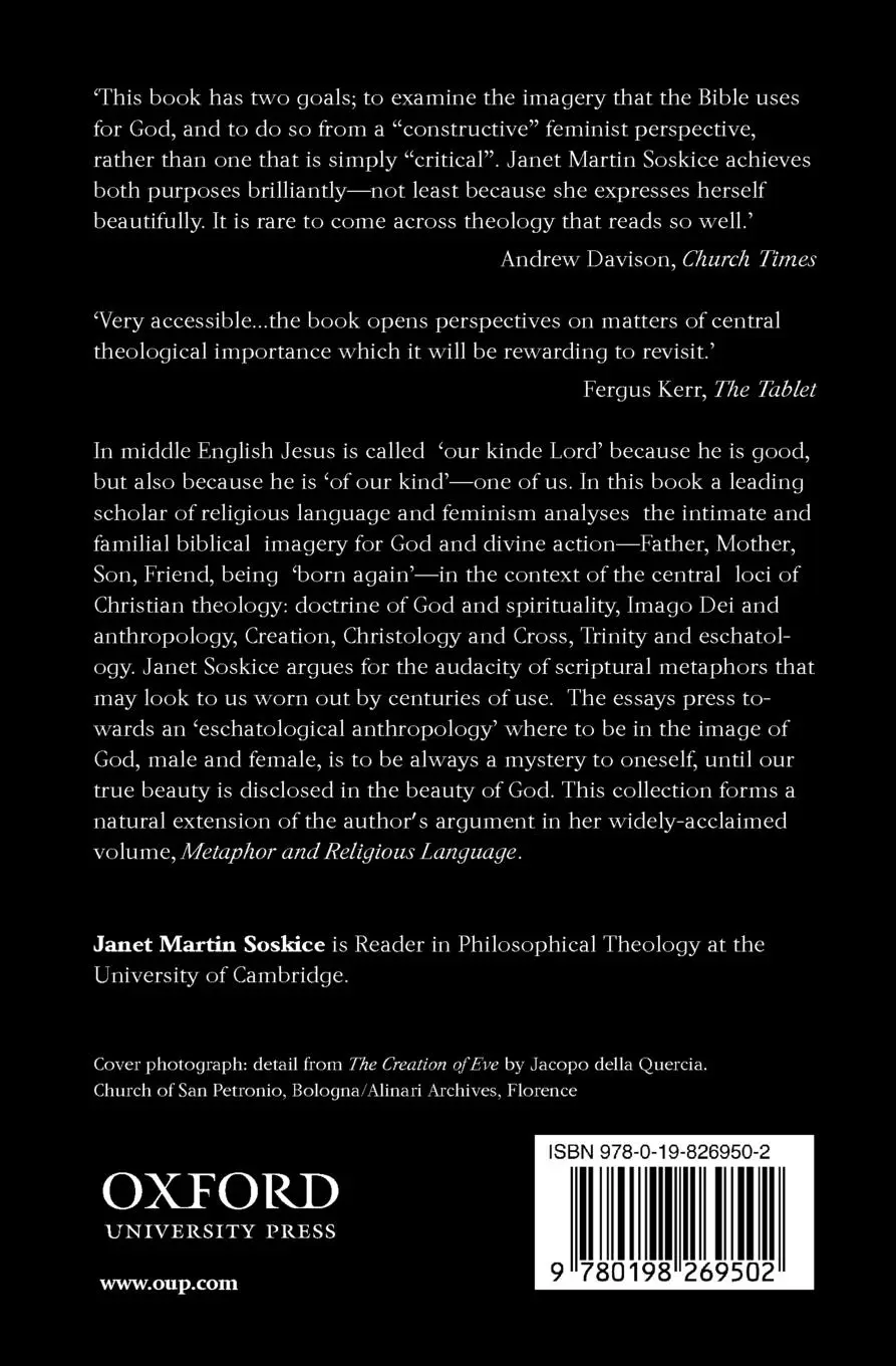 Rückseite: 9780198269502 | The Kindness of God | Metaphor, Gender, and Religious Language | Buch