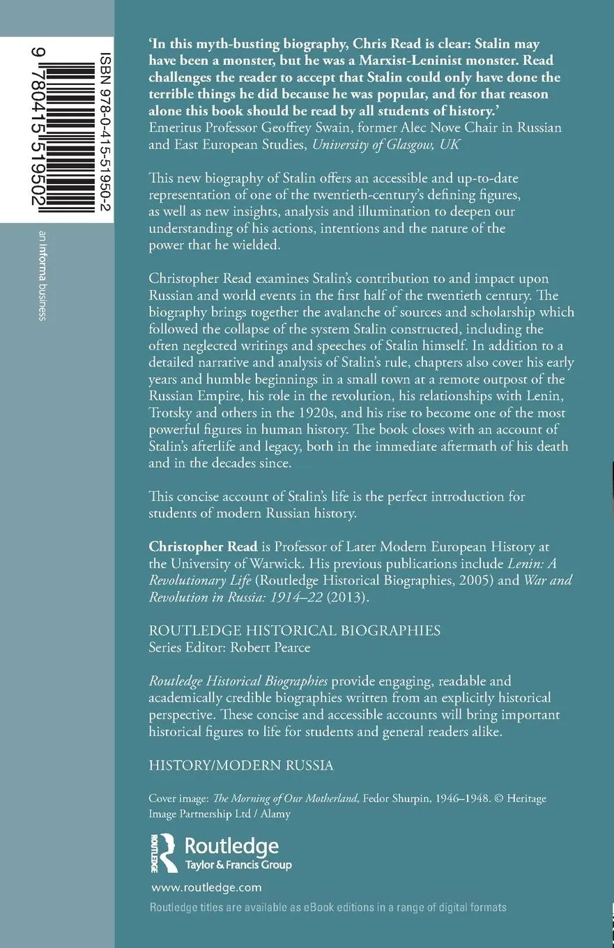 Rückseite: 9780415519502 | Stalin | From the Caucasus to the Kremlin | Christopher Read | Buch