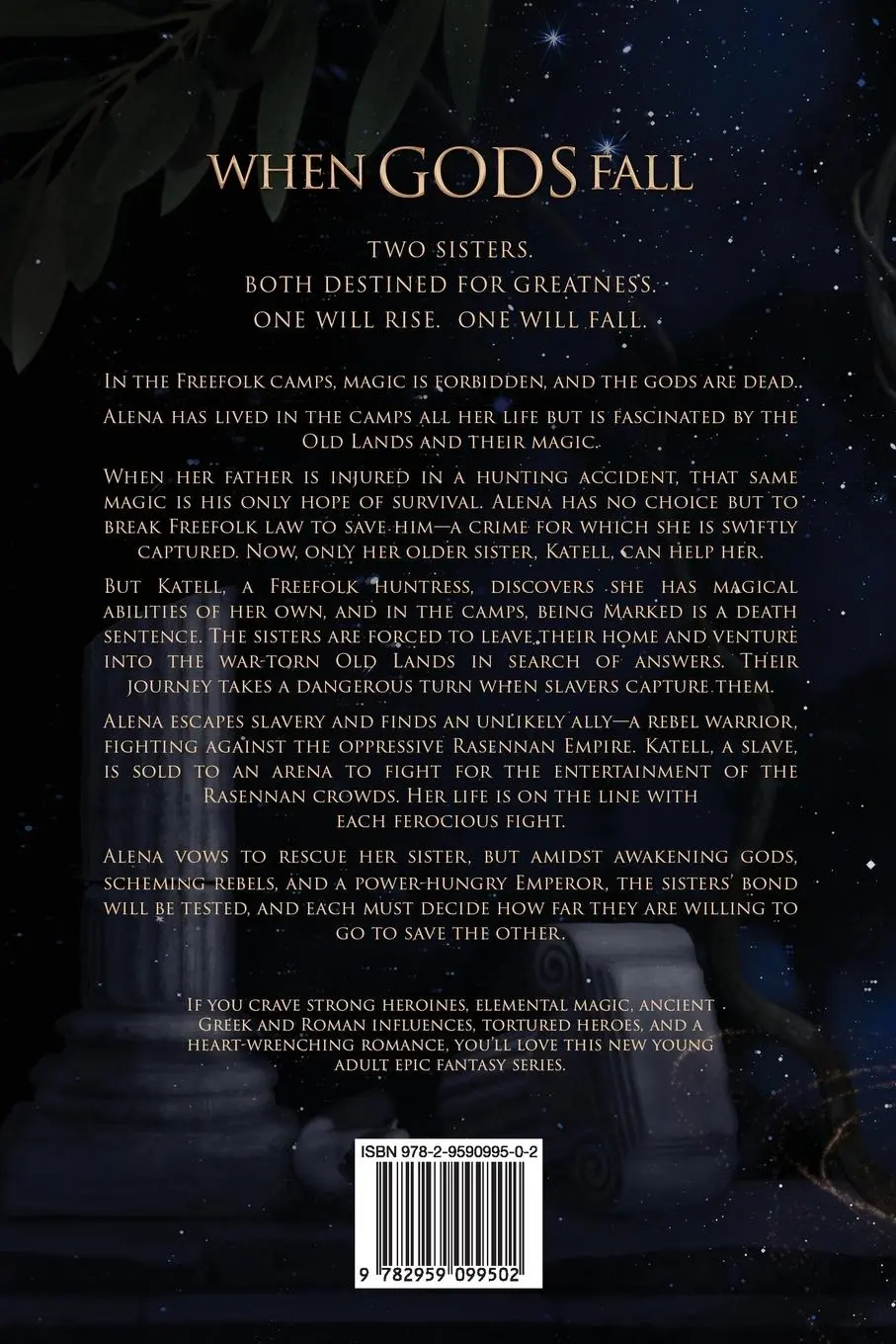 Rückseite: 9782959099502 | When Gods Fall | The Gifts of the Gods book 1 | S. E. Bouvier | Buch