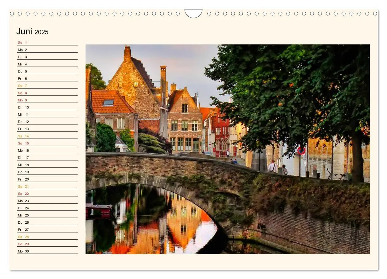 Bild: 9783435499502 | Brügge - Venedig des Nordens (Wandkalender 2025 DIN A3 quer),...