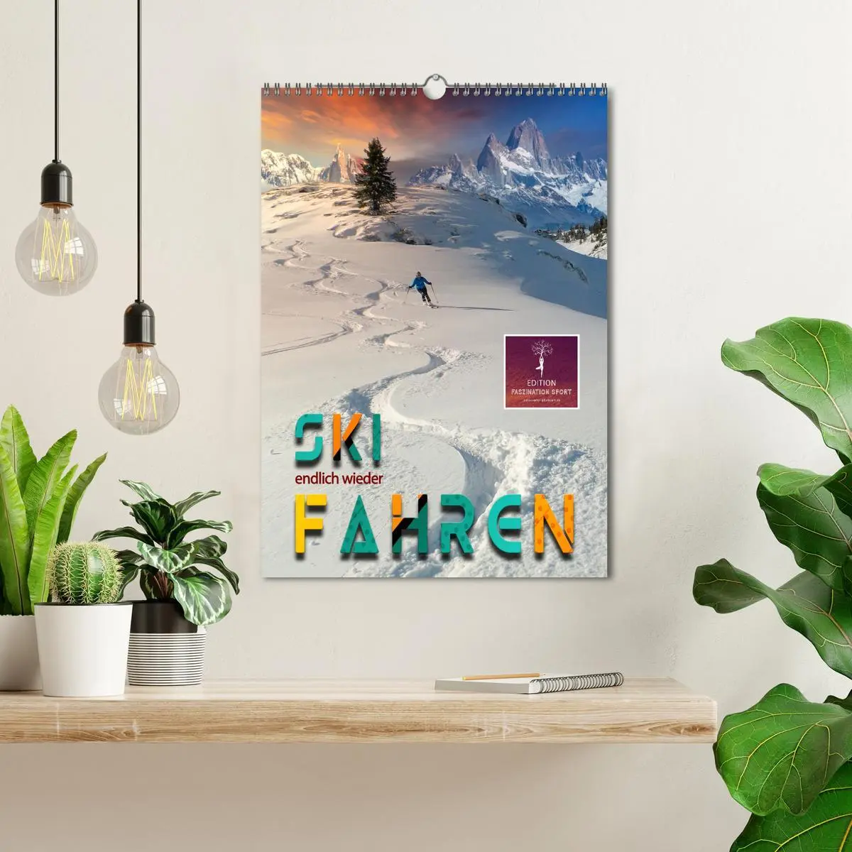 Bild: 9783516369502 | Endlich wieder Skifahren (Wandkalender 2026 DIN A3 hoch), CALVENDO...