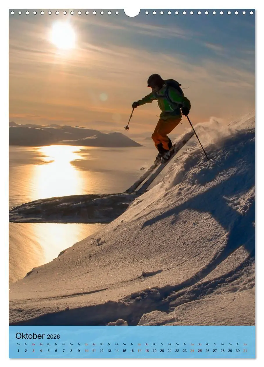 Bild: 9783516369502 | Endlich wieder Skifahren (Wandkalender 2026 DIN A3 hoch), CALVENDO...