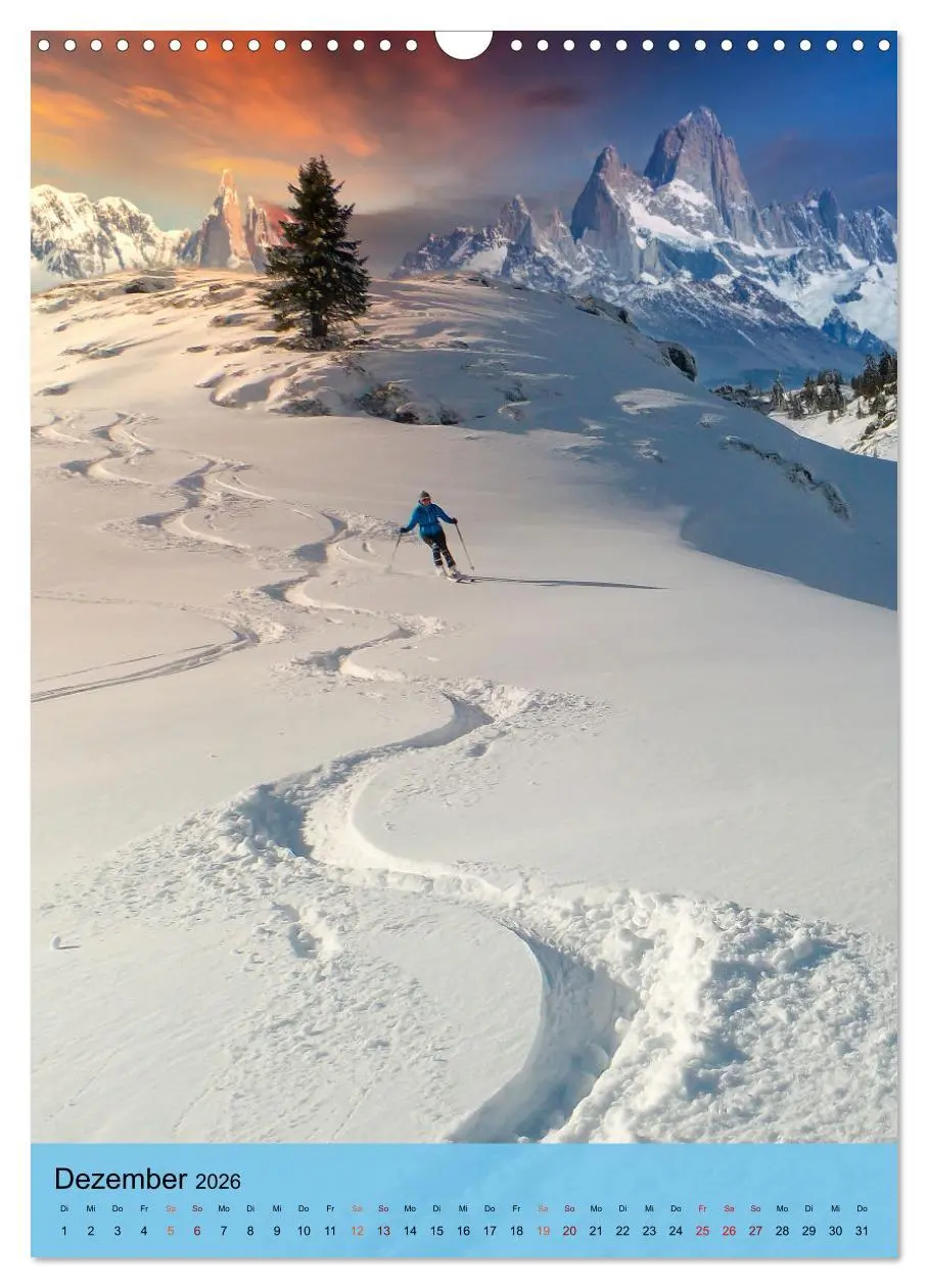 Bild: 9783516369502 | Endlich wieder Skifahren (Wandkalender 2026 DIN A3 hoch), CALVENDO...
