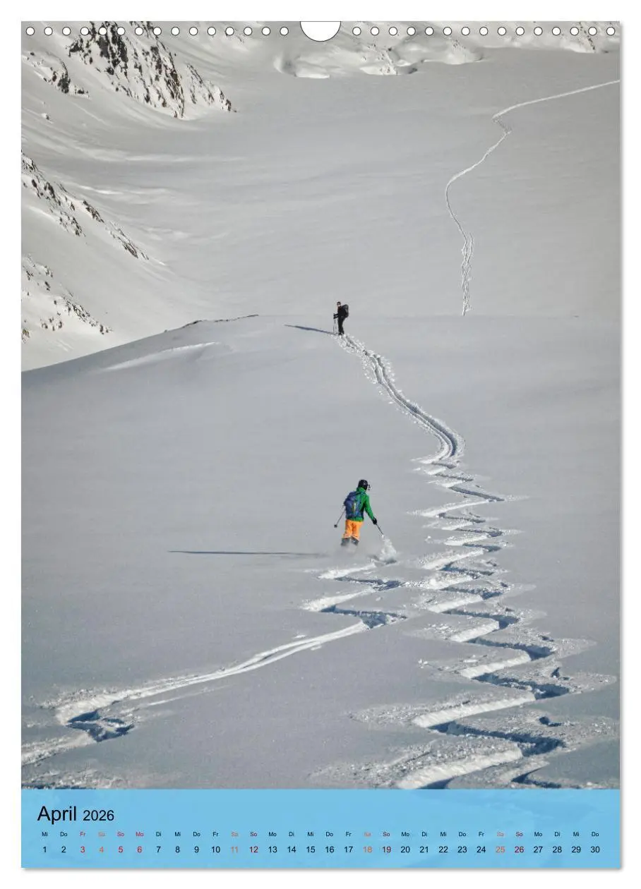 Bild: 9783516369502 | Endlich wieder Skifahren (Wandkalender 2026 DIN A3 hoch), CALVENDO...