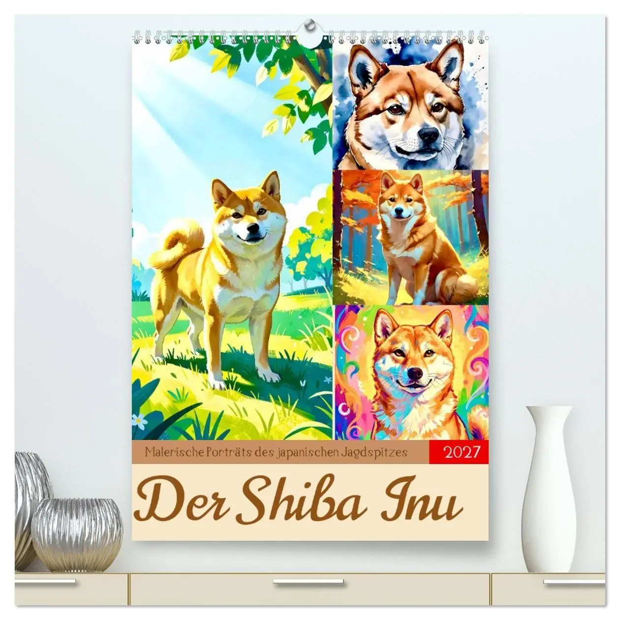 Cover: 9783594279502 | Der Shiba Inu (hochwertiger Premium Wandkalender 2027 DIN A2 hoch),...