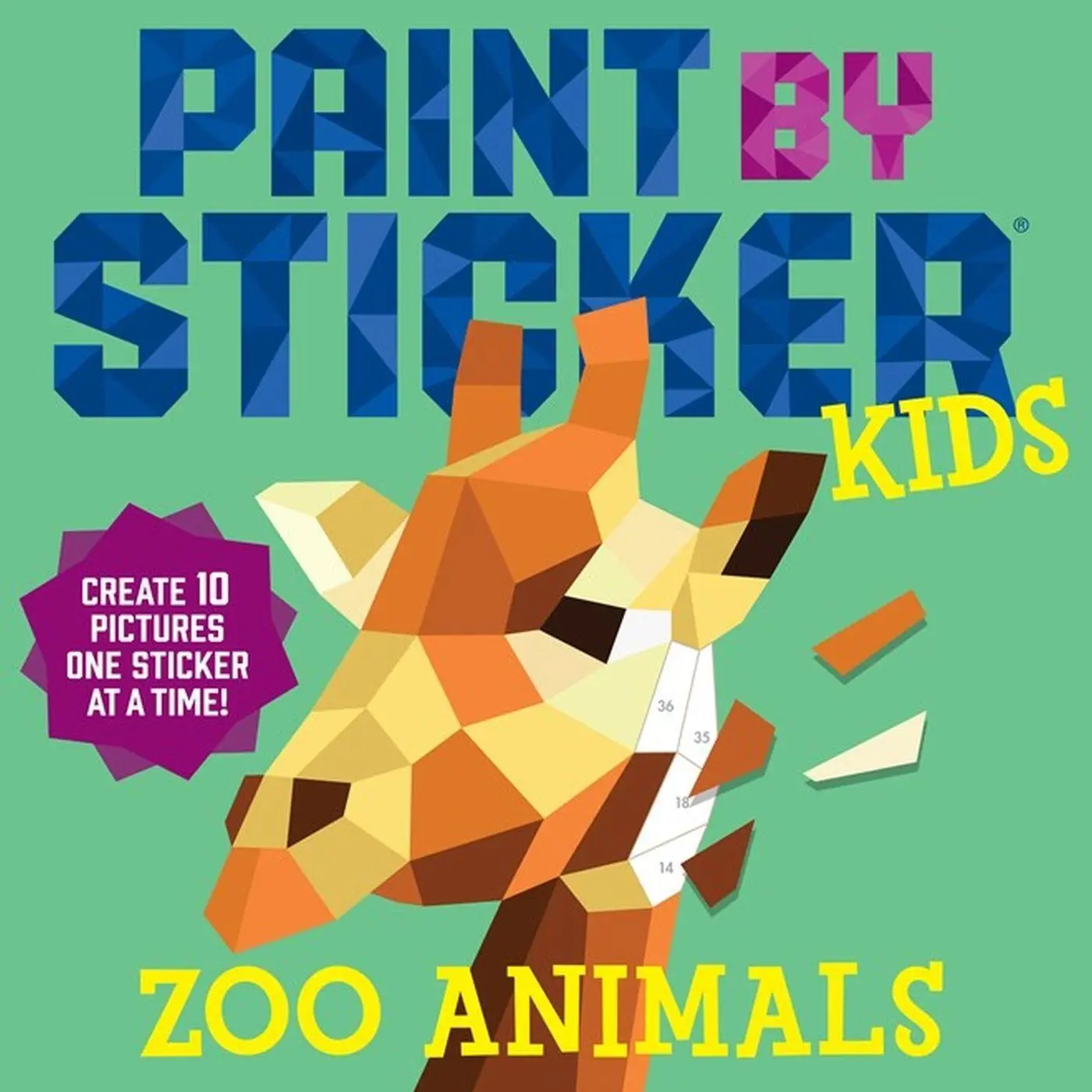 Cover: 9780761189602 | Paint by Sticker Kids: Zoo Animals | Workman Publishing | Taschenbuch