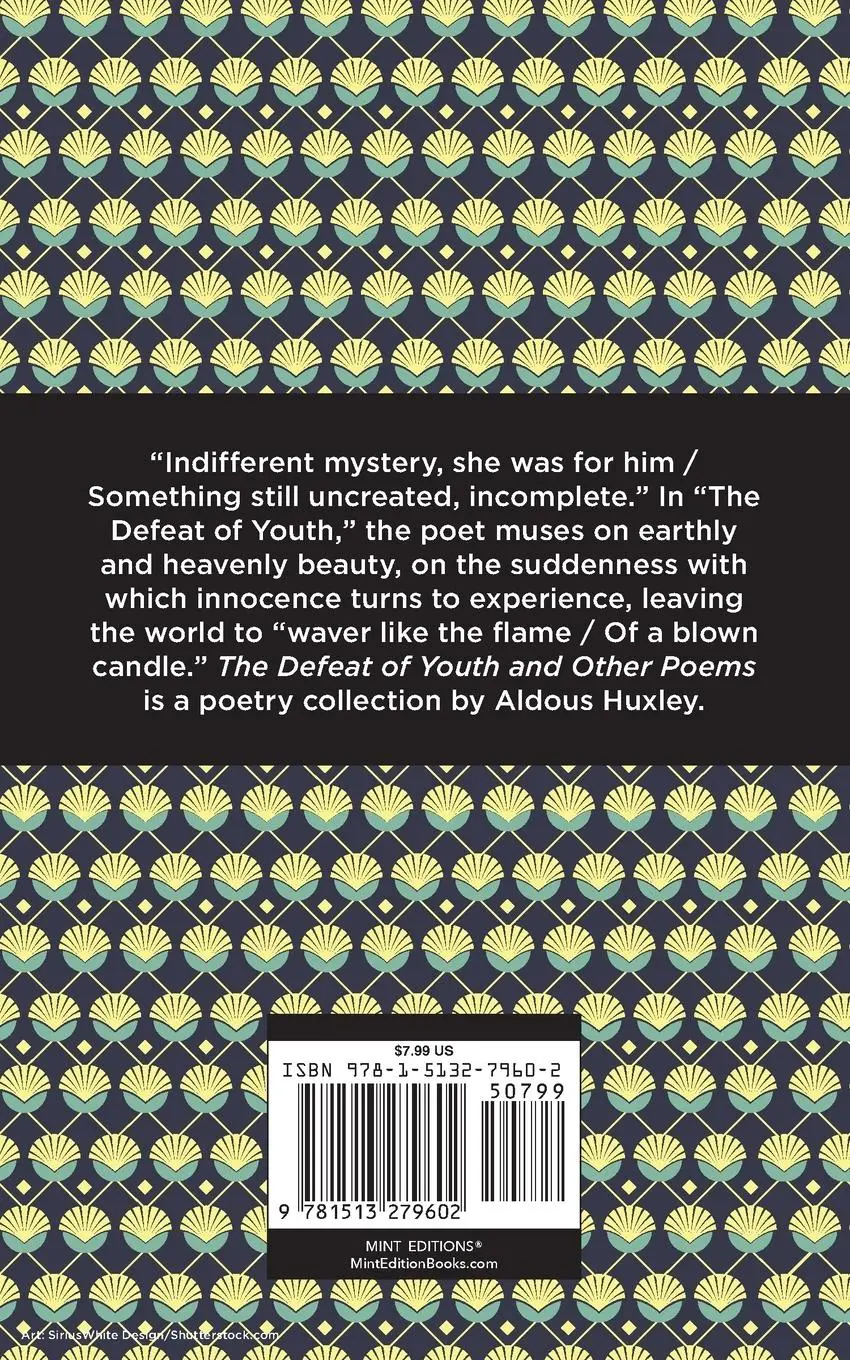 Rückseite: 9781513279602 | The Defeat of Youth and Other Poems | Aldous Huxley | Taschenbuch