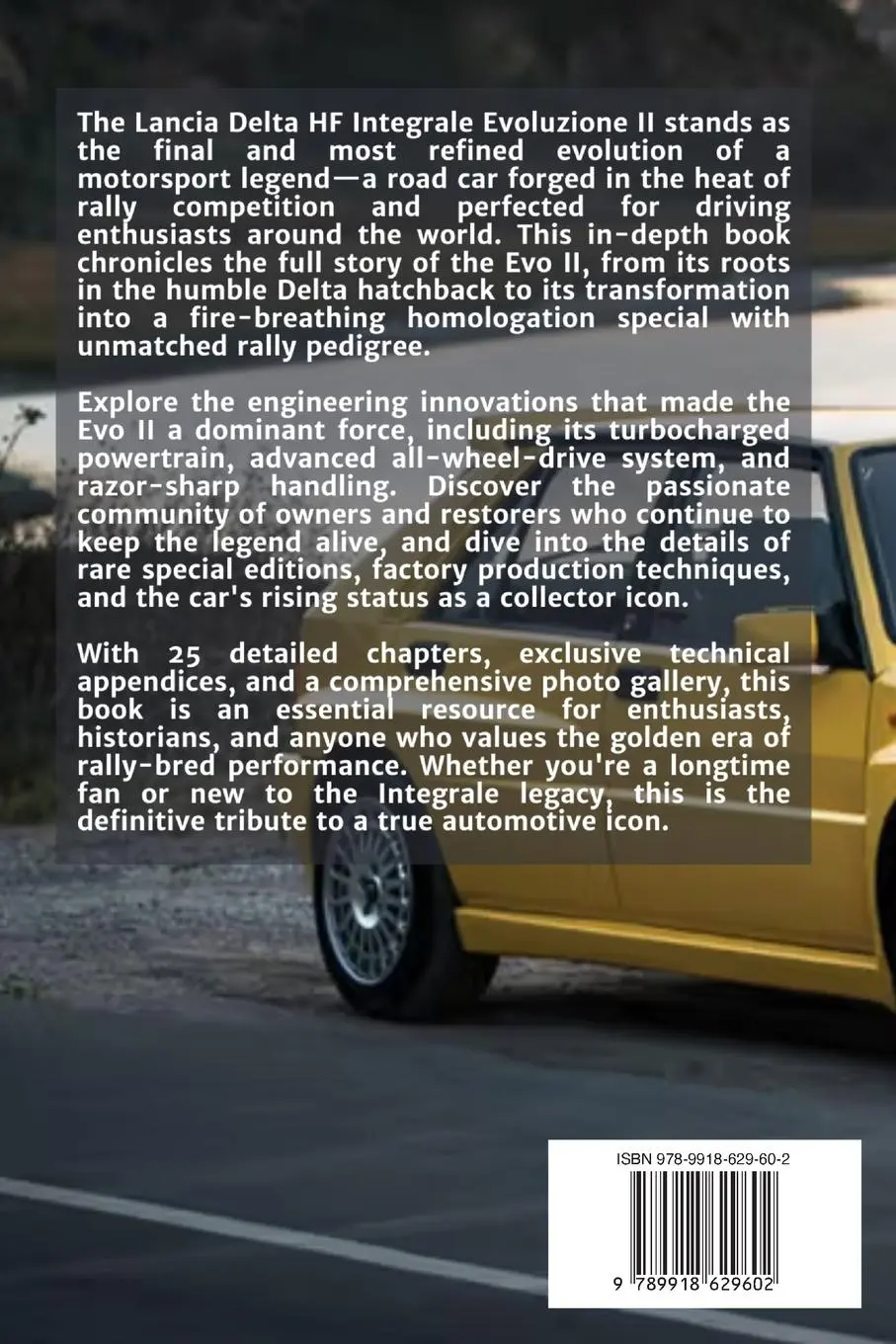Rückseite: 9789918629602 | Lancia Delta HF Integrale Evoluzione II | Etienne Psaila | Taschenbuch