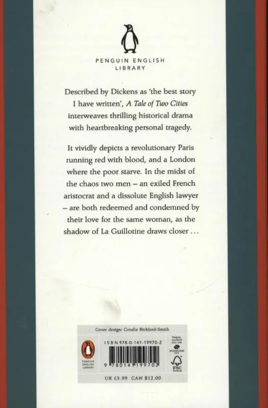 Rückseite: 9780141199702 | A Tale of Two Cities | Charles Dickens | Taschenbuch | 461 S. | 2012