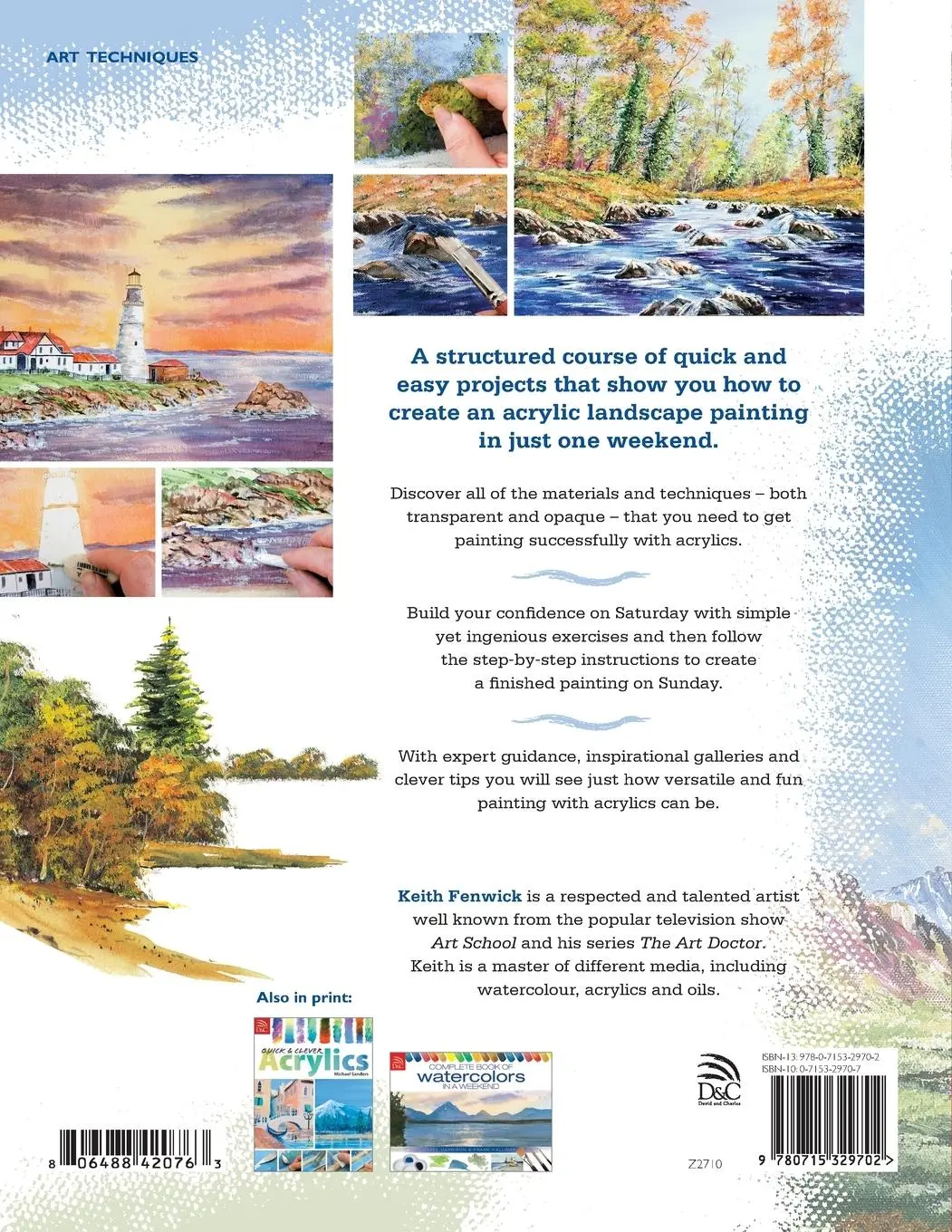 Rückseite: 9780715329702 | Acrylic Landscapes in a Weekend | Keith Fenwick | Taschenbuch | 2009