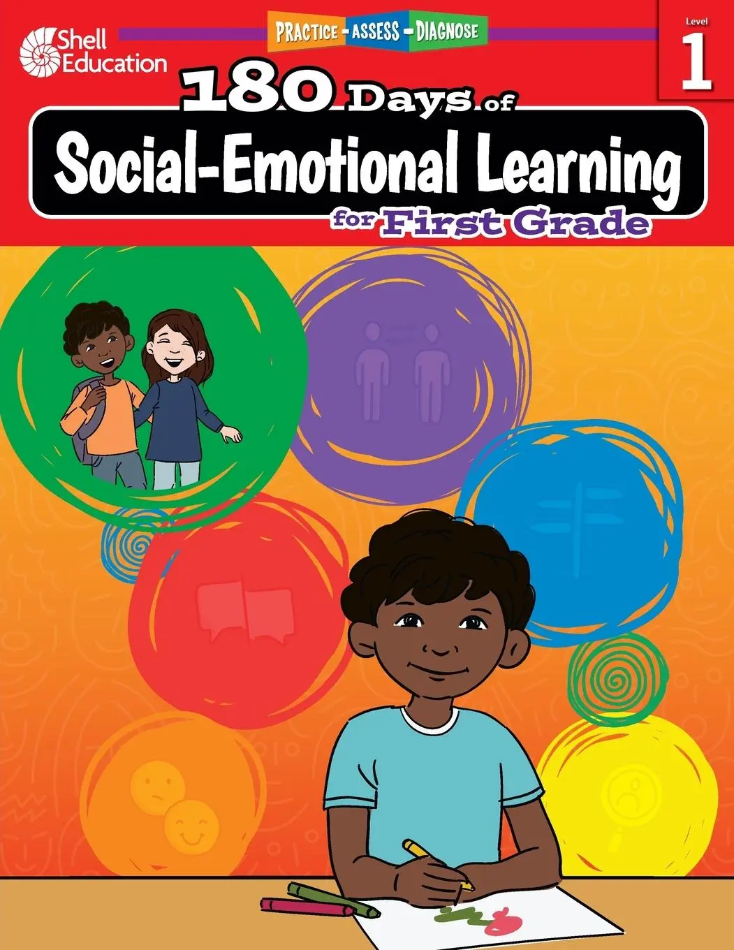 Cover: 9781087649702 | 180 Days of Social-Emotional Learning for First Grade | Hinrichsen