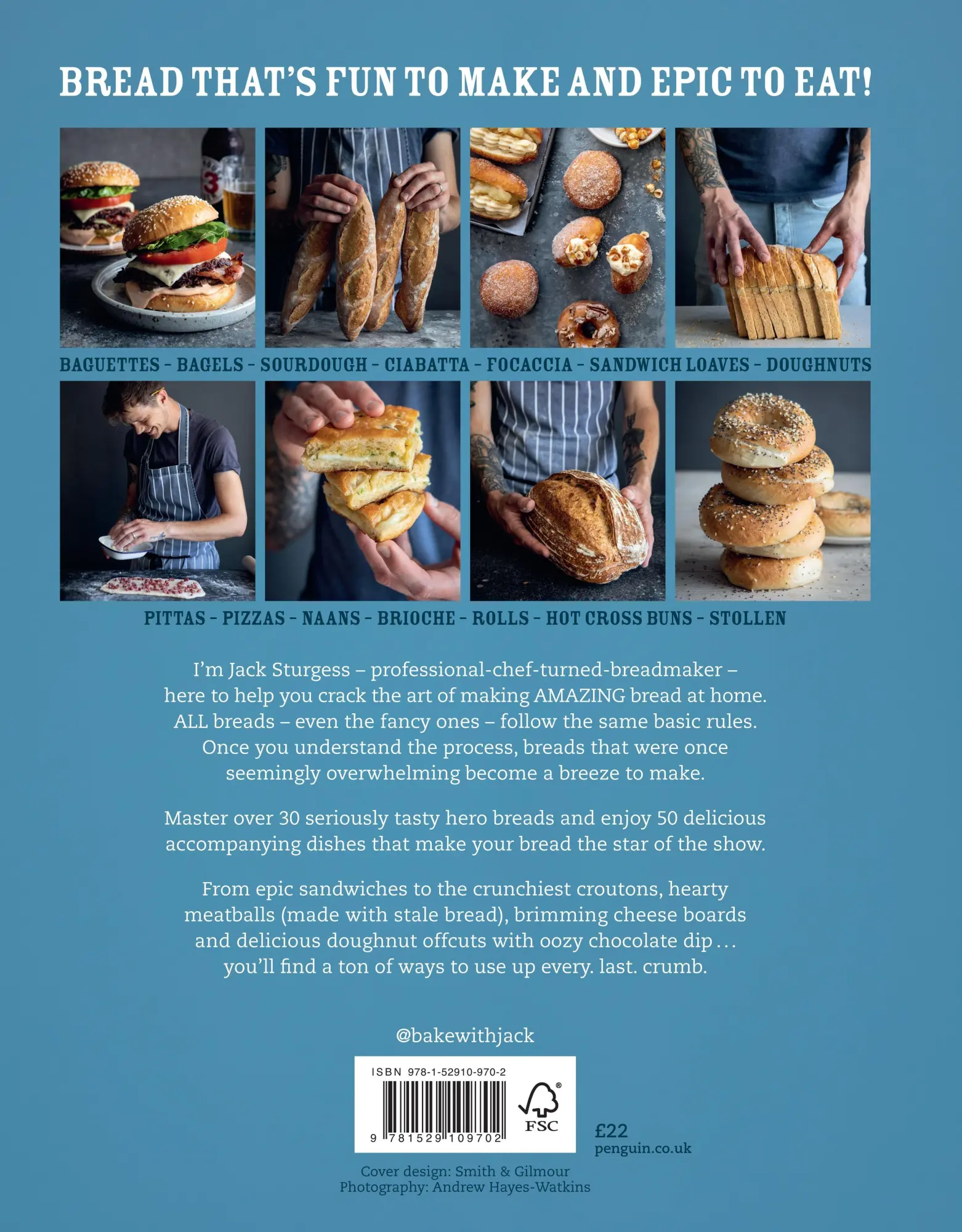 Rückseite: 9781529109702 | BAKE WITH JACK - Bread Every Day | Jack Sturgess | Buch | Gebunden