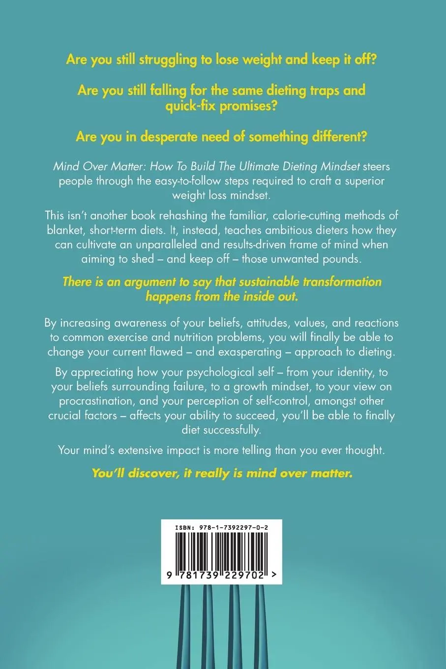 Rückseite: 9781739229702 | Mind Over Matter | How To Build The Ultimate Dieting Mindset | Harrod