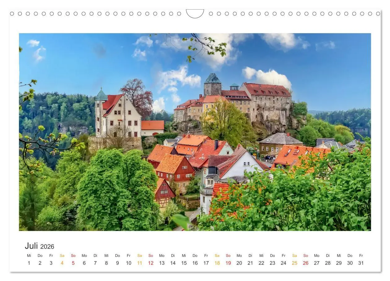Bild: 9783457259702 | Sachsen - Land zwischen Elbe und Erzgebirge (Wandkalender 2026 DIN...