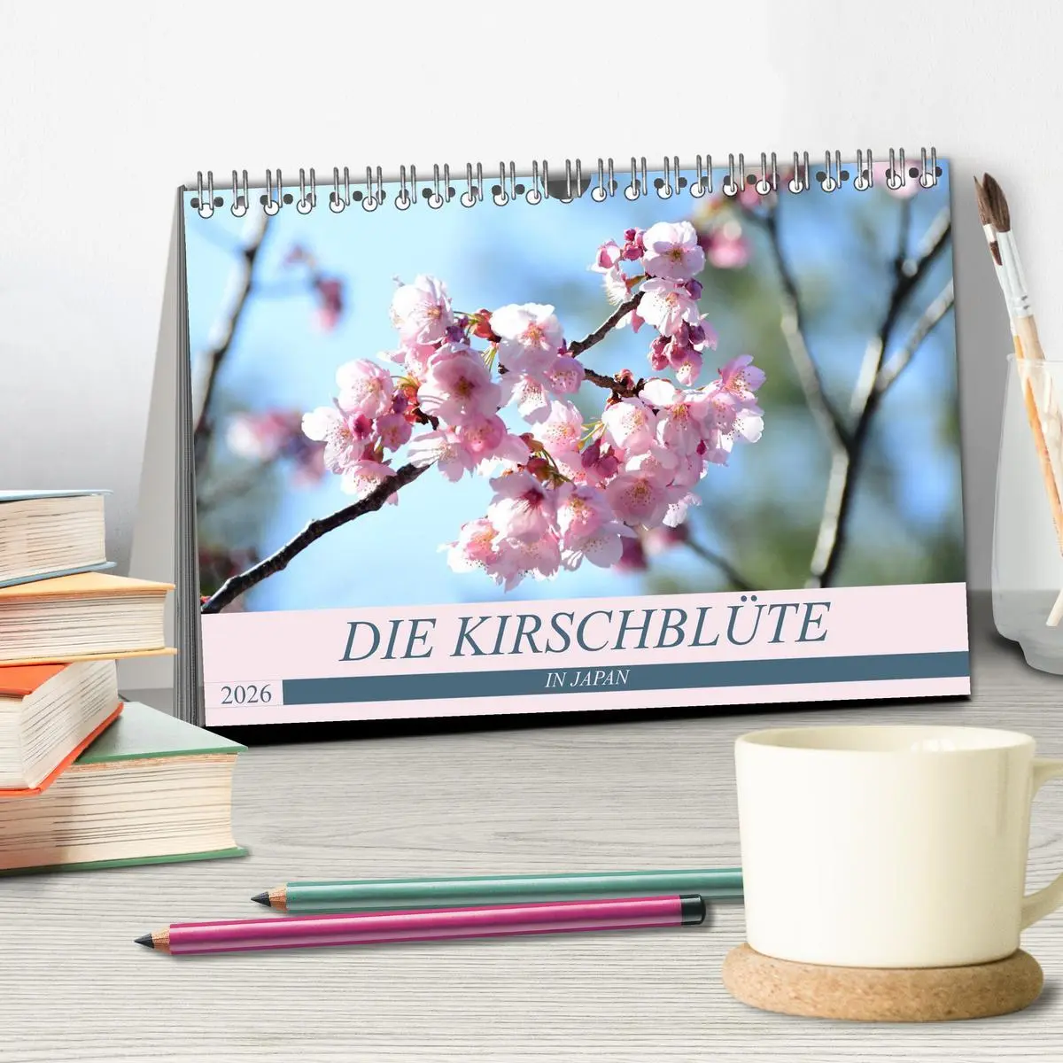 Bild: 9783457709702 | Die Kirschblüte in Japan (Tischkalender 2026 DIN A5 quer), CALVENDO...