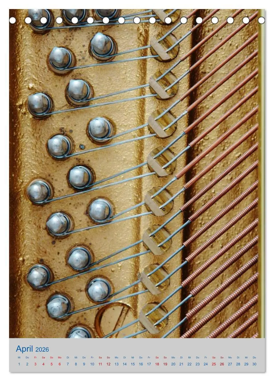 Bild: 9783516419702 | Instrumente - Musikalisch durch das Jahr (Tischkalender 2026 DIN A5...
