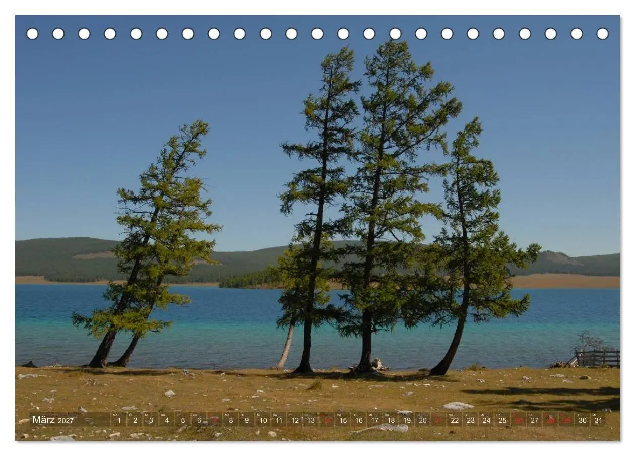 Bild: 9783569989702 | Mongolei - weites Land (Tischkalender 2027 DIN A5 quer), CALVENDO...
