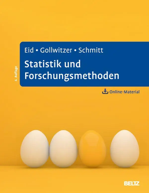 Cover: 9783621289702 | Statistik und Forschungsmethoden | Mit Online-Material | Eid (u. a.)