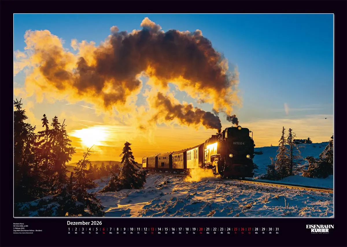 Bild: 9783844659702 | Magie der Eisenbahn 2026 | Kalender | 13 S. | Deutsch | 2026