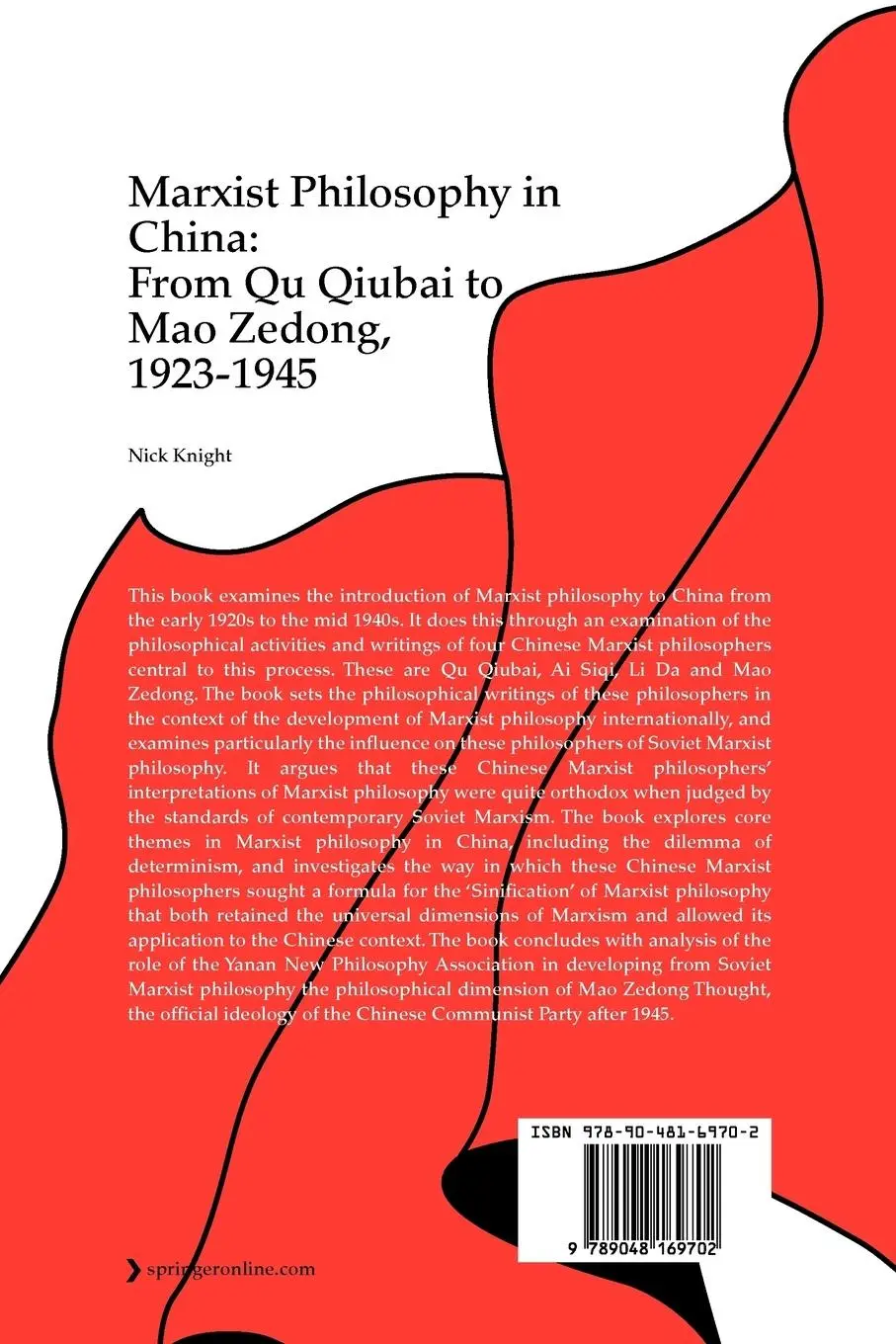 Rückseite: 9789048169702 | Marxist Philosophy in China : From Qu Qiubai to Mao Zedong, 1923-1945