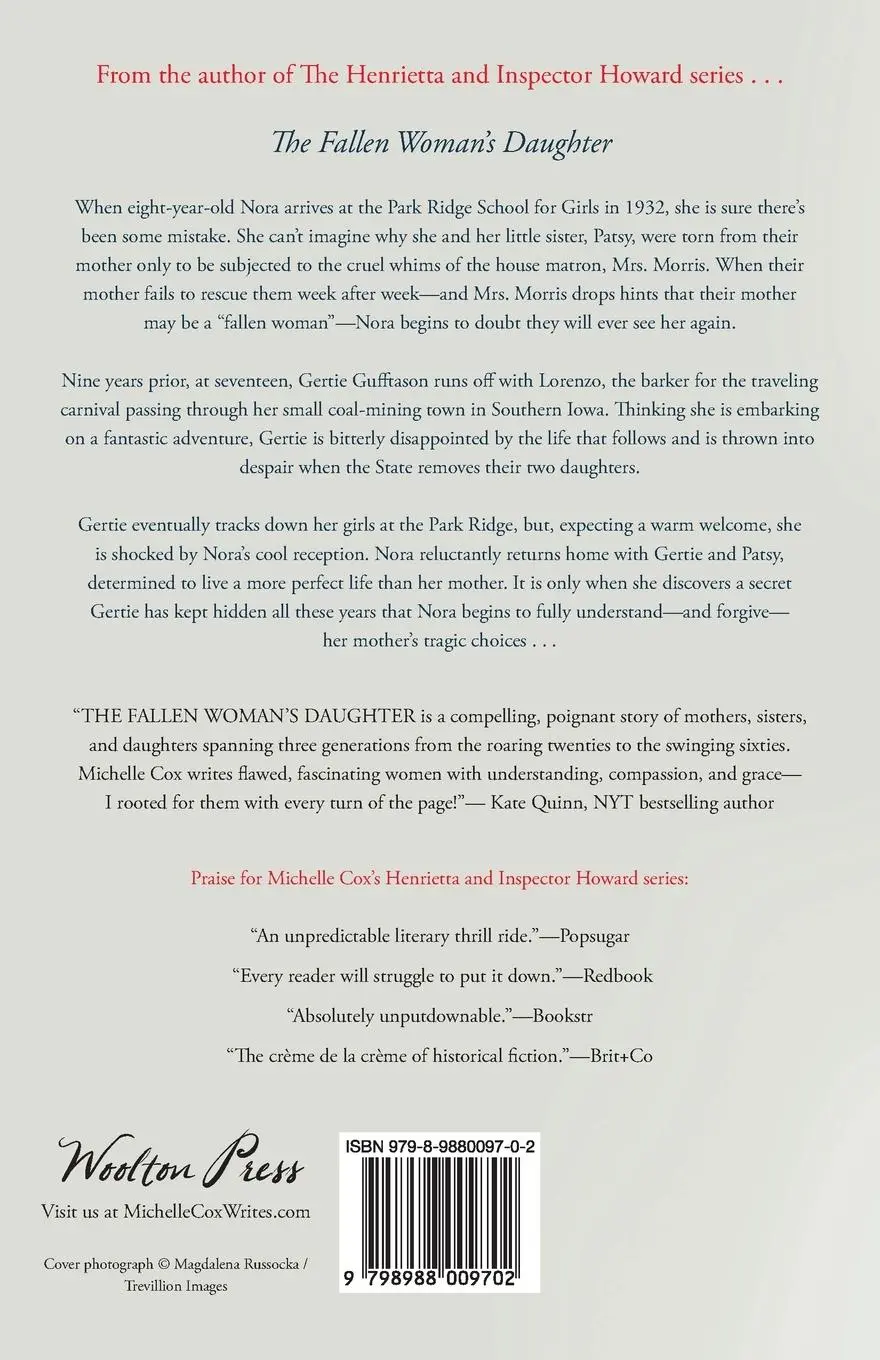 Rückseite: 9798988009702 | The Fallen Woman's Daughter | Michelle Cox | Taschenbuch | Englisch