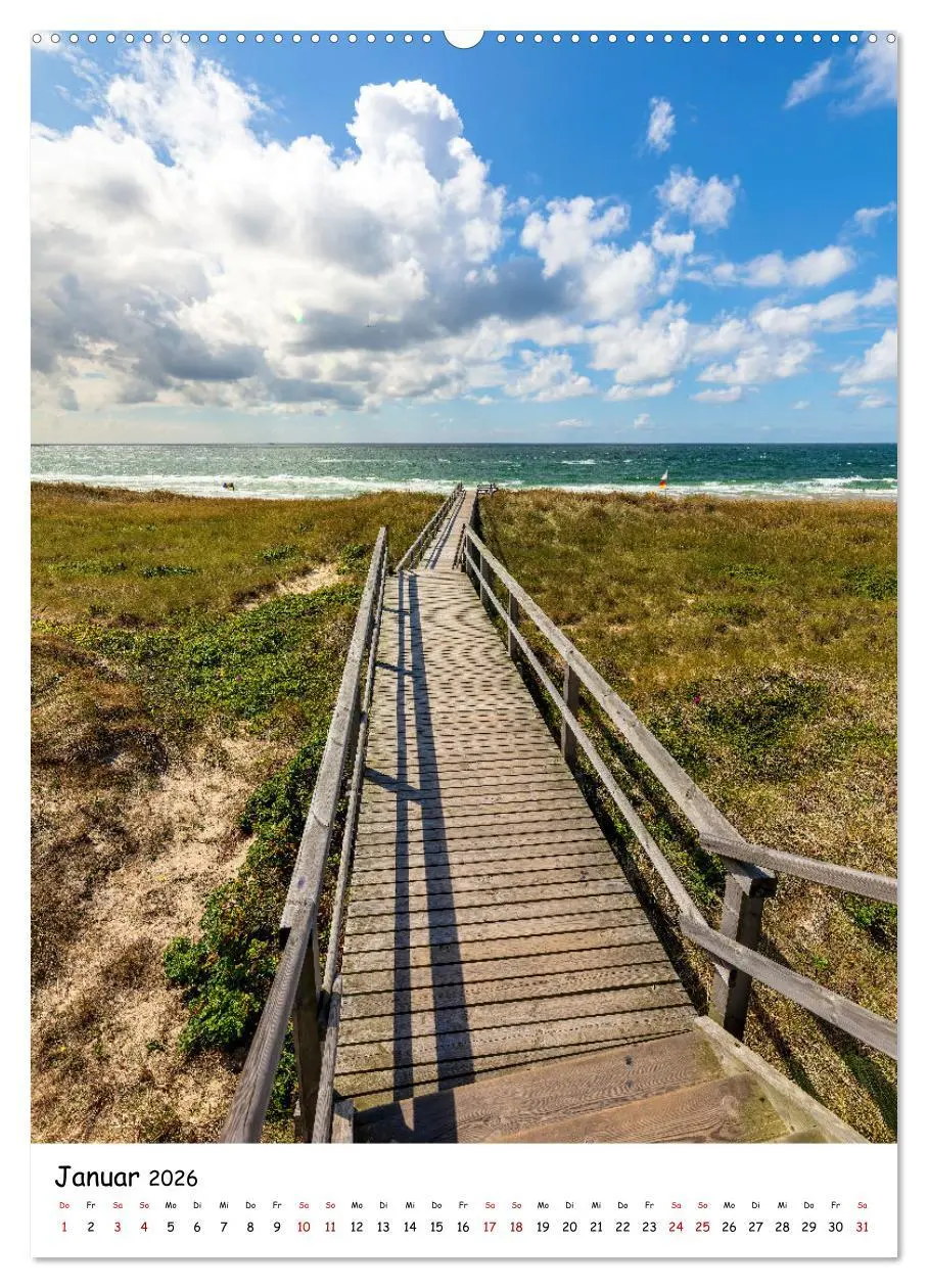 Bild: 9783516339802 | Bezauberndes Sylt (Wandkalender 2026 DIN A2 hoch), CALVENDO...