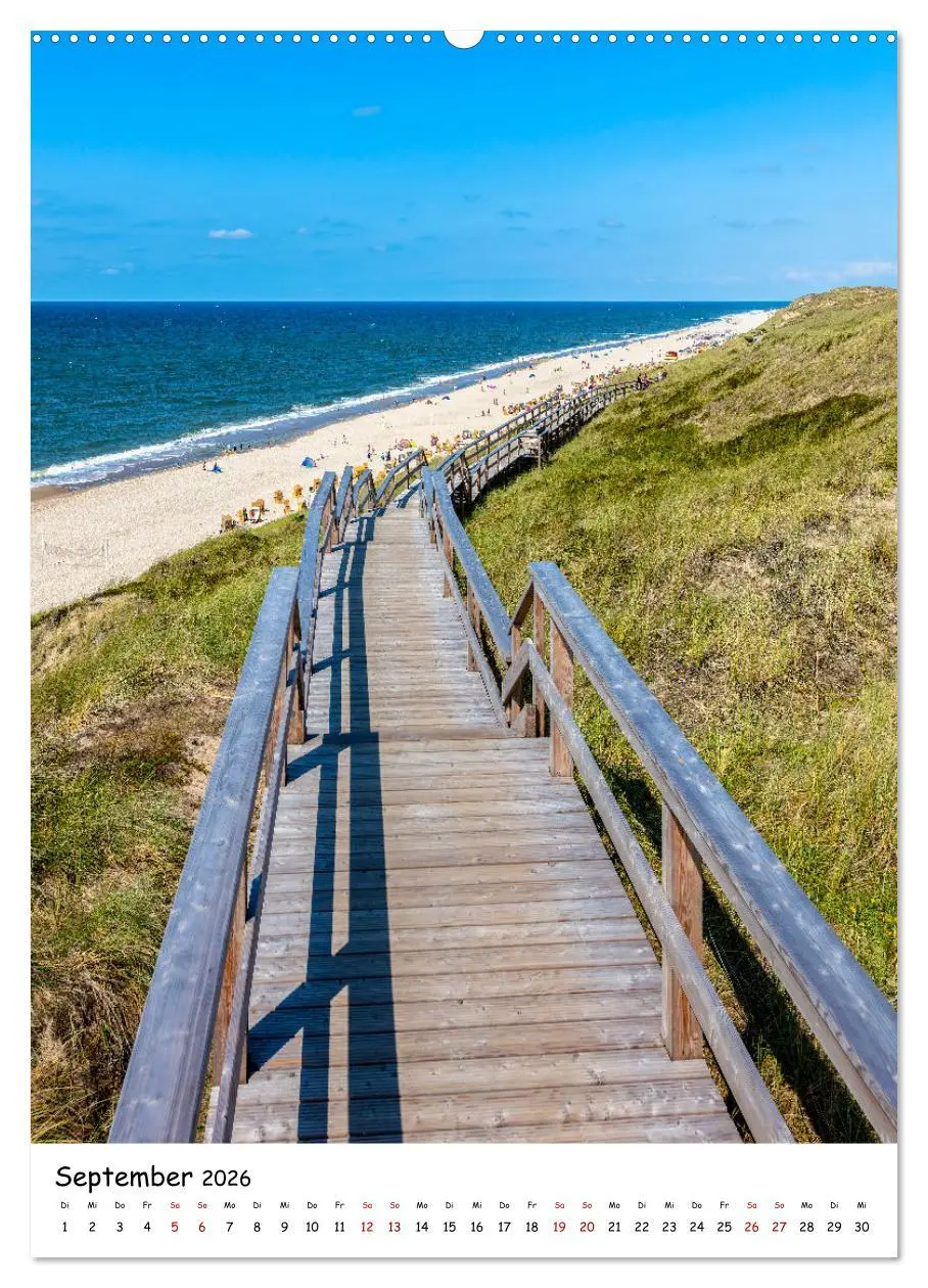 Bild: 9783516339802 | Bezauberndes Sylt (Wandkalender 2026 DIN A2 hoch), CALVENDO...