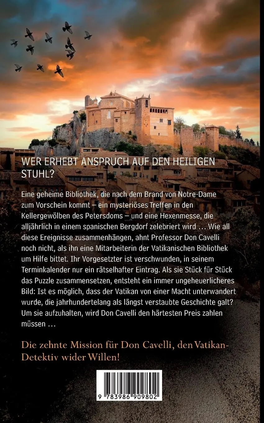 Rückseite: 9783986909802 | Don Cavelli und der Schattenpapst | David Conti | Taschenbuch | 304 S.