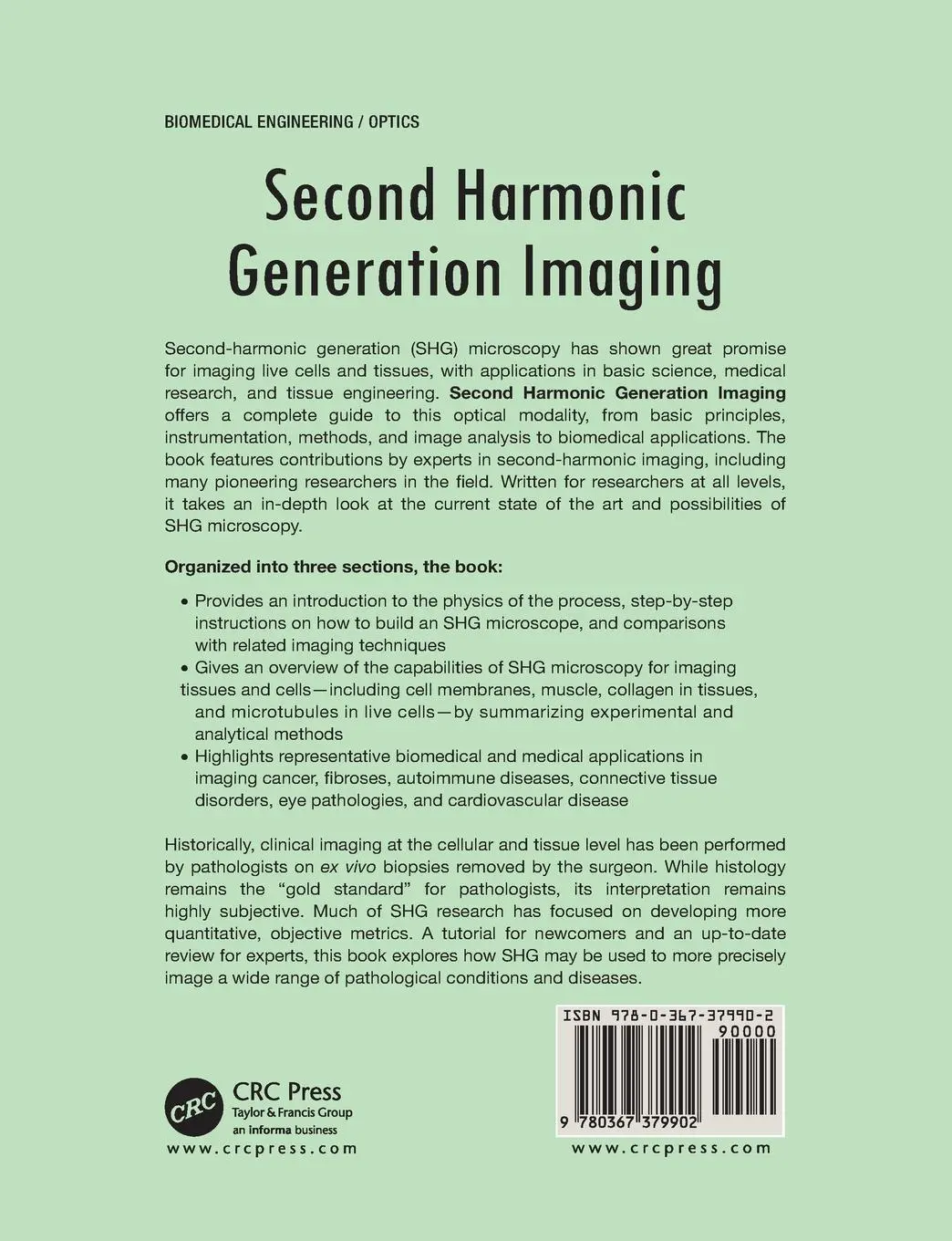 Rückseite: 9780367379902 | Second Harmonic Generation Imaging | Francesco S. Pavone (u. a.)