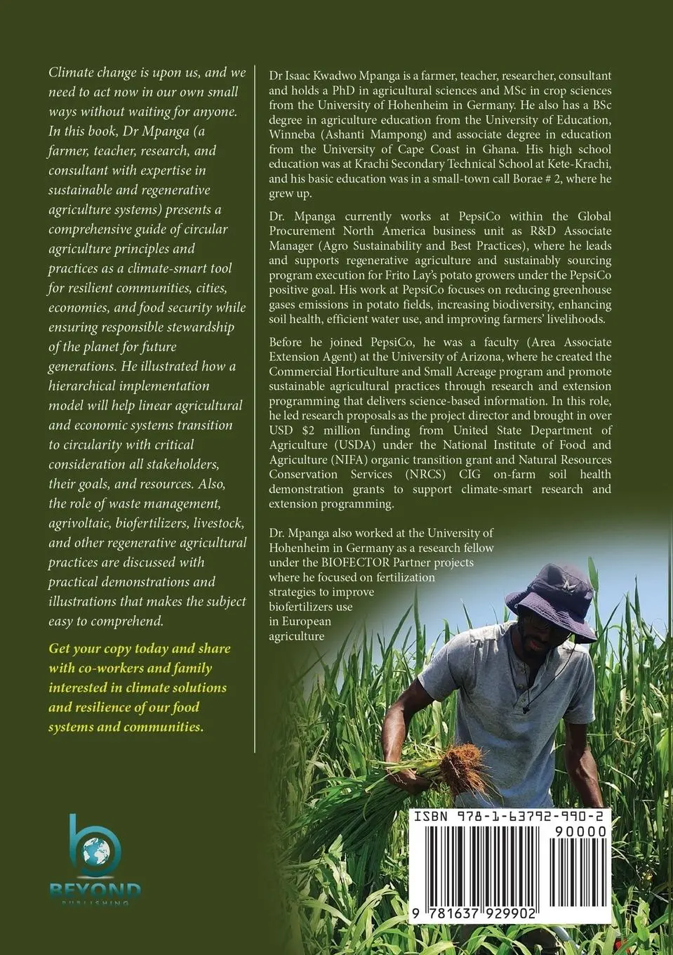 Rückseite: 9781637929902 | CIRCULAR AGRICULTURE | Isaac Kwadwo Mpanga | Taschenbuch | Englisch