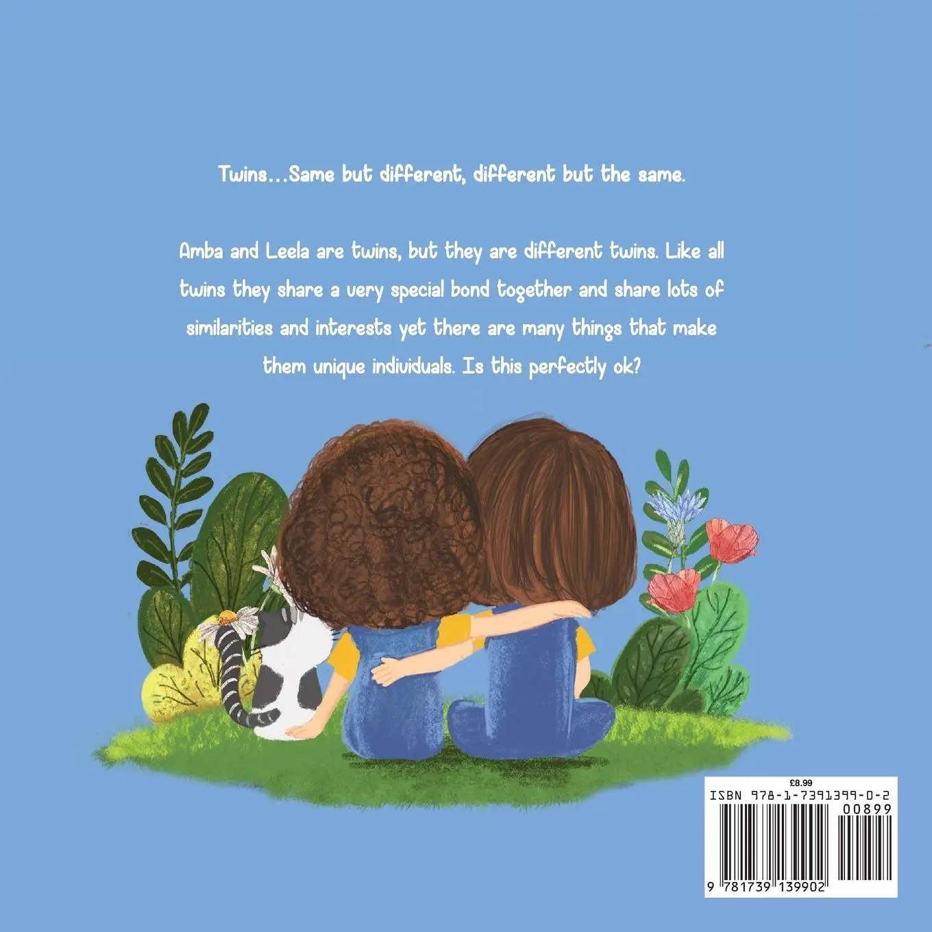 Rückseite: 9781739139902 | Different Twins It's Perfectly Ok | Jaymisha Rajpara | Taschenbuch