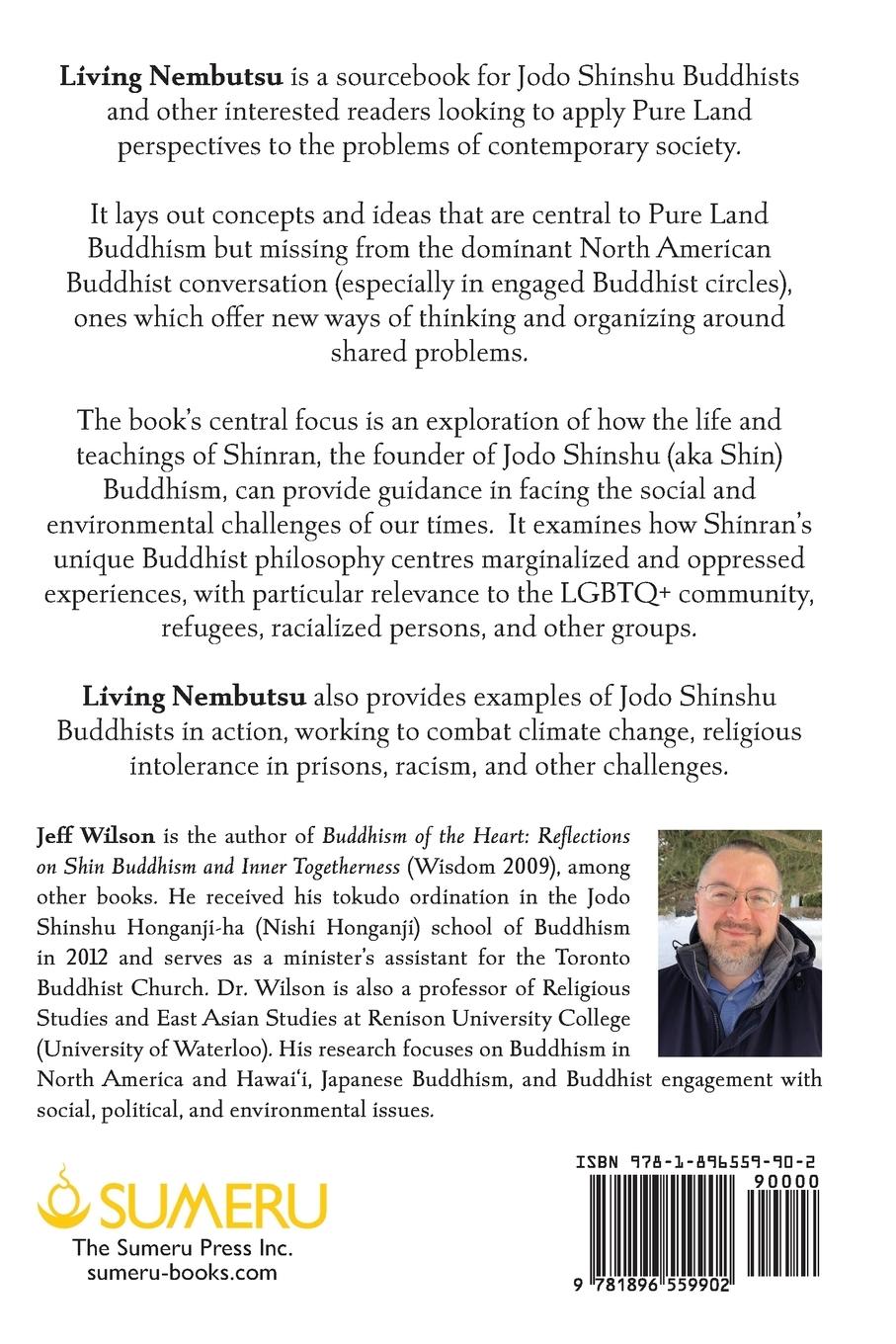 Rückseite: 9781896559902 | Living Nembutsu | Jeff Wilson | Taschenbuch | Englisch | 2023