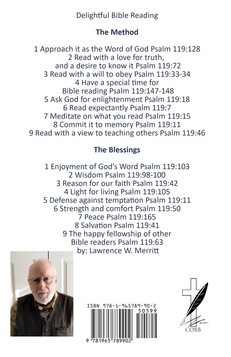 Rückseite: 9781965789902 | A Chronological Bible Reading Study Guide | Daniel Steve Merritt