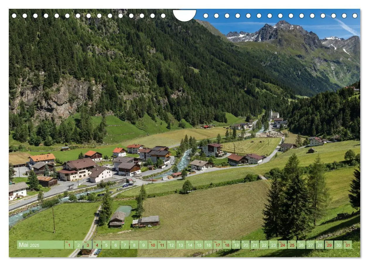 Bild: 9783435389902 | Pitztal in Bildern (Wandkalender 2025 DIN A4 quer), CALVENDO...