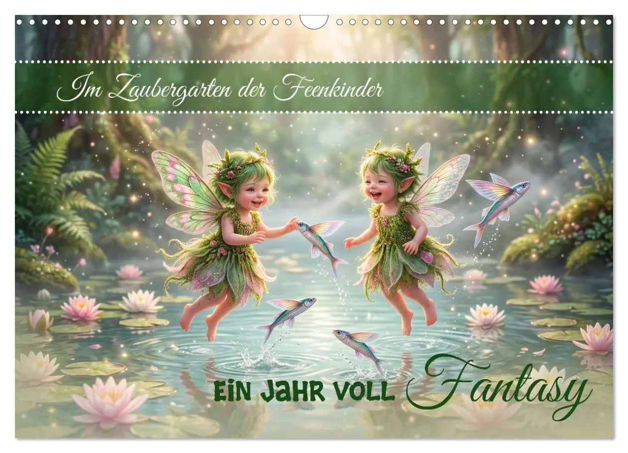 Cover: 9783569729902 | Im Zaubergarten der Feenkinder (Wandkalender 2027 DIN A3 quer),...