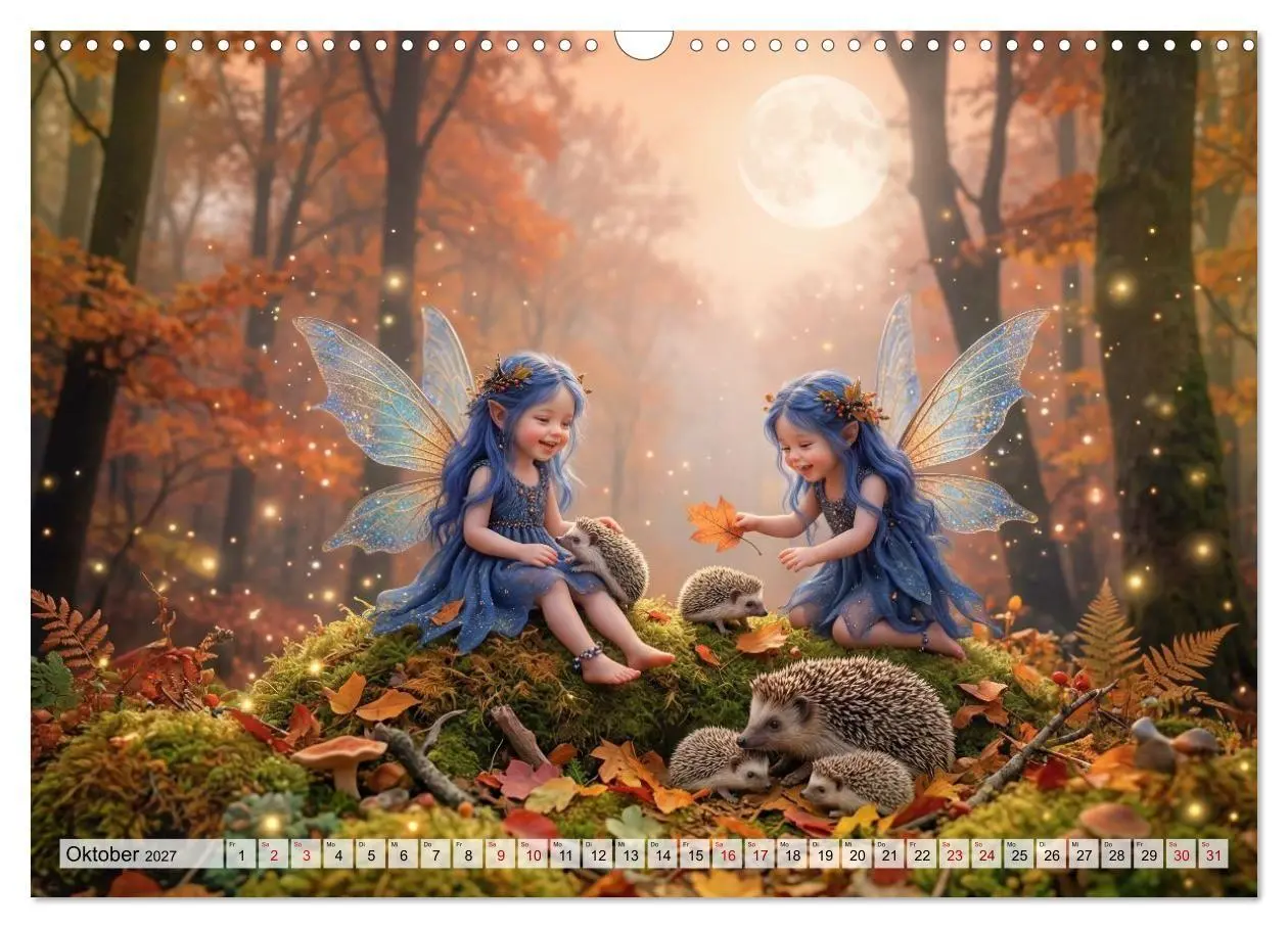 Bild: 9783569729902 | Im Zaubergarten der Feenkinder (Wandkalender 2027 DIN A3 quer),...
