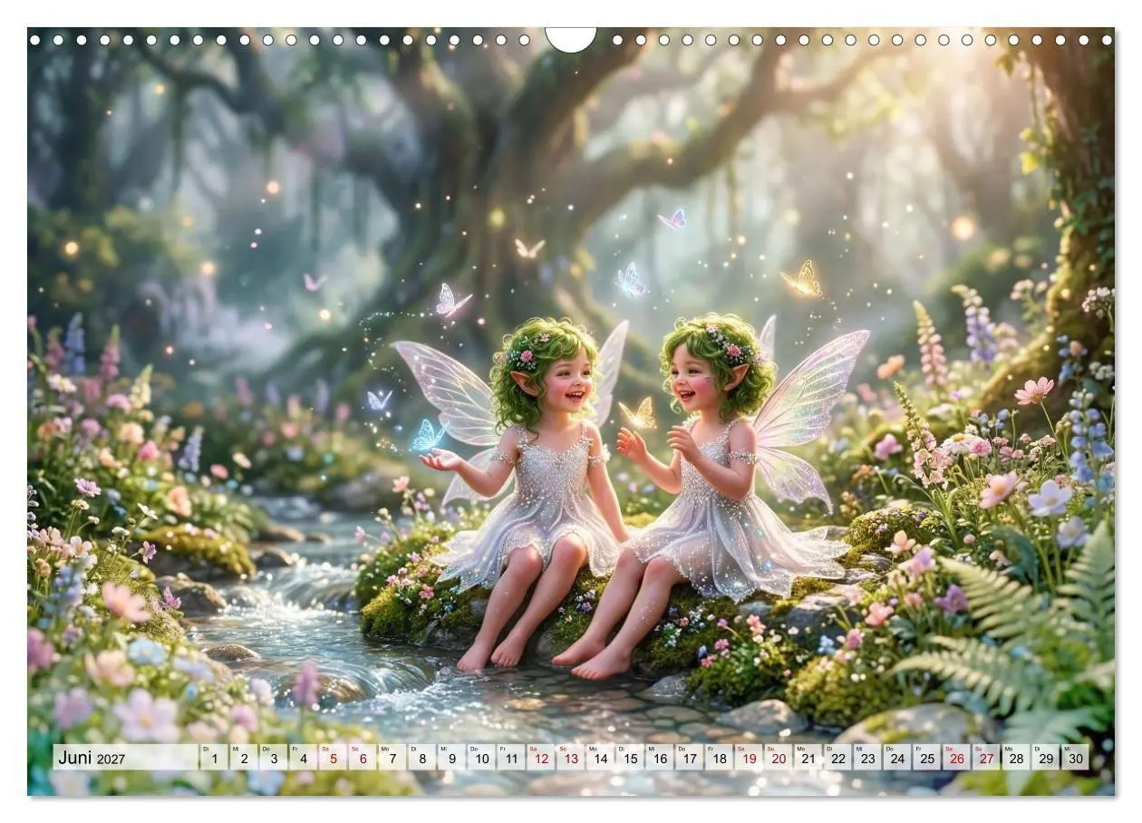 Bild: 9783569729902 | Im Zaubergarten der Feenkinder (Wandkalender 2027 DIN A3 quer),...