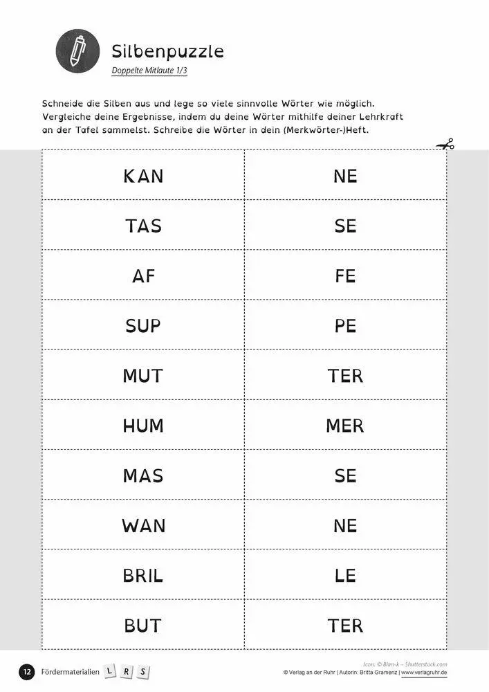 Bild: 9783834669902 | Fördermaterialien LRS | Britta Gramenz | Taschenbuch | 160 S. | 2026