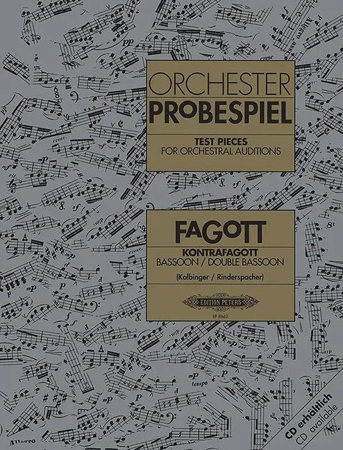 Cover: 9790014069902 | Orchesterprobespiel: Fagott/Kontrafagott | Various | Buch | 56 S.