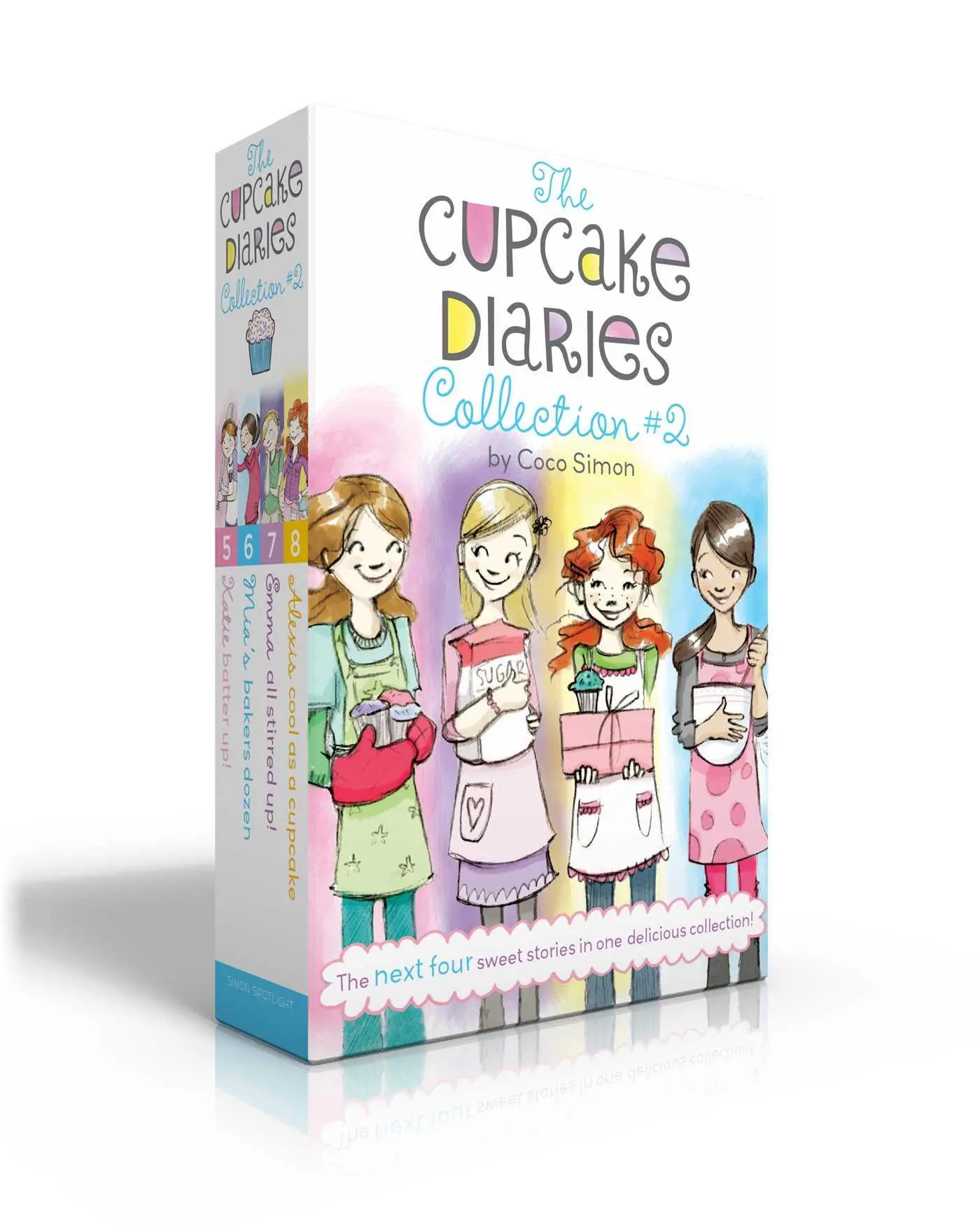 Cover: 9781665900003 | The Cupcake Diaries Collection #2 (Boxed Set): Katie, Batter Up!;...
