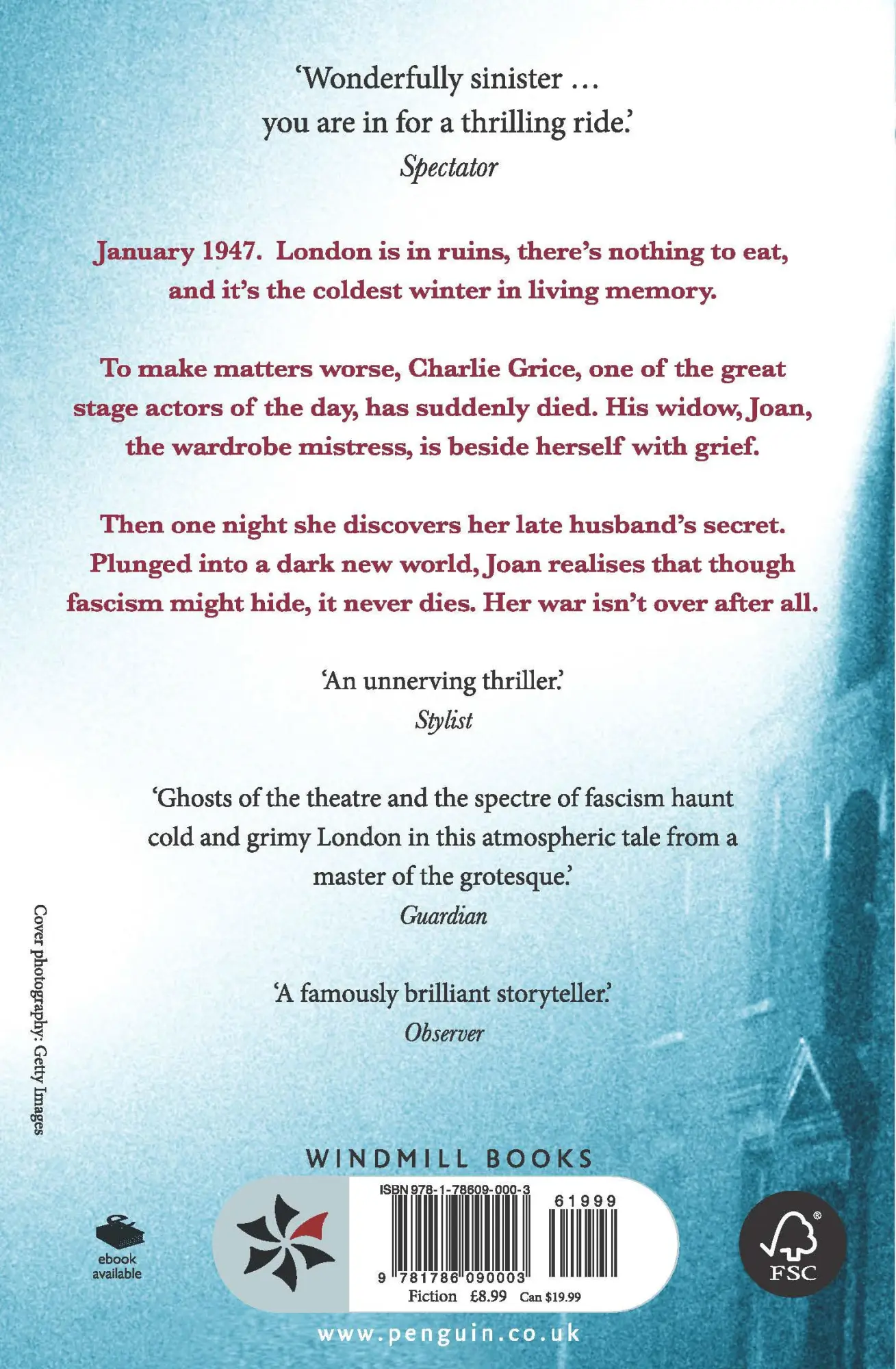 Rückseite: 9781786090003 | The Wardrobe Mistress | Patrick McGrath | Taschenbuch | 314 S. | 2018