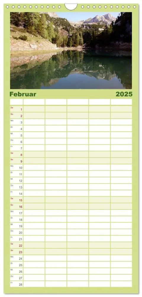 Bild: 9783457110003 | Familienplaner 2025 - Tirol - Rund um den Achensee mit 5 Spalten...
