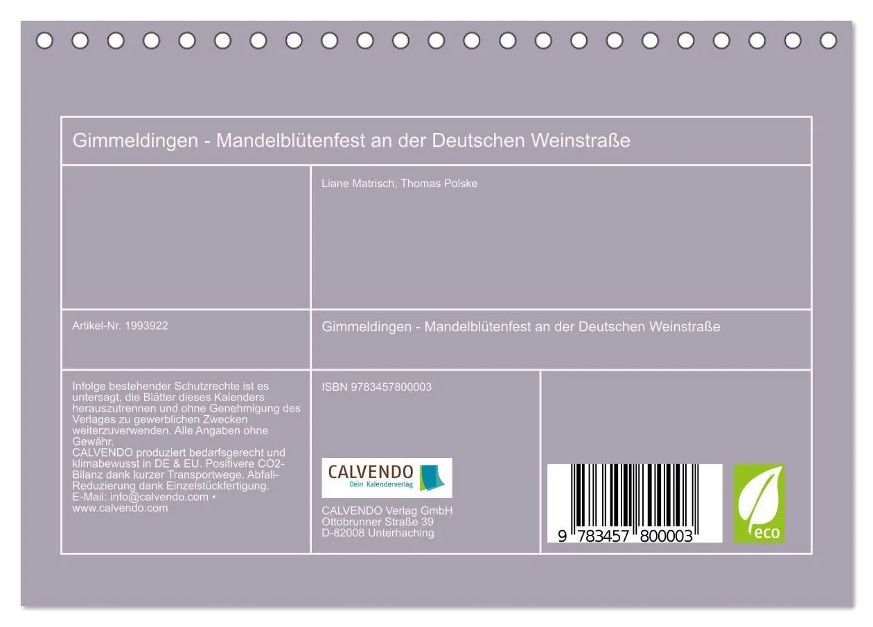 Bild: 9783457800003 | Gimmeldingen - Mandelblütenfest an der Deutschen Weinstraße...