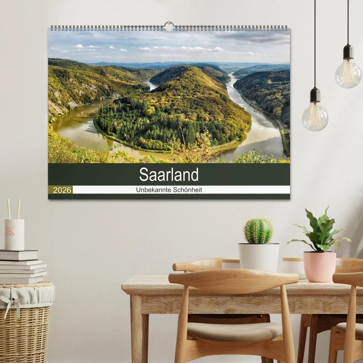 Bild: 9783516060003 | Saarland - unbekannte Schönheit (Wandkalender 2026 DIN A2 quer),...