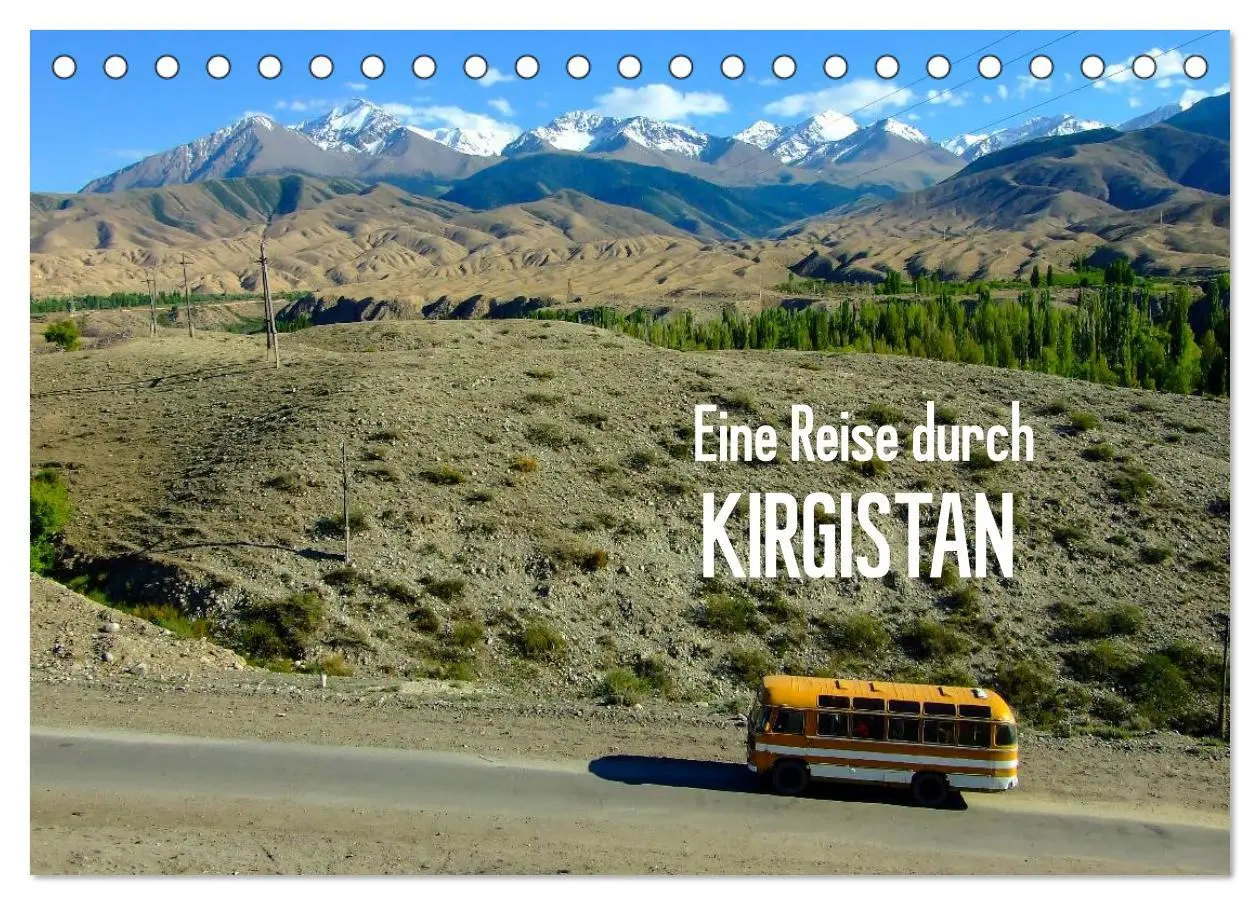 Cover: 9783516130003 | Eine Reise durch Kirgistan (Tischkalender 2026 DIN A5 quer),...