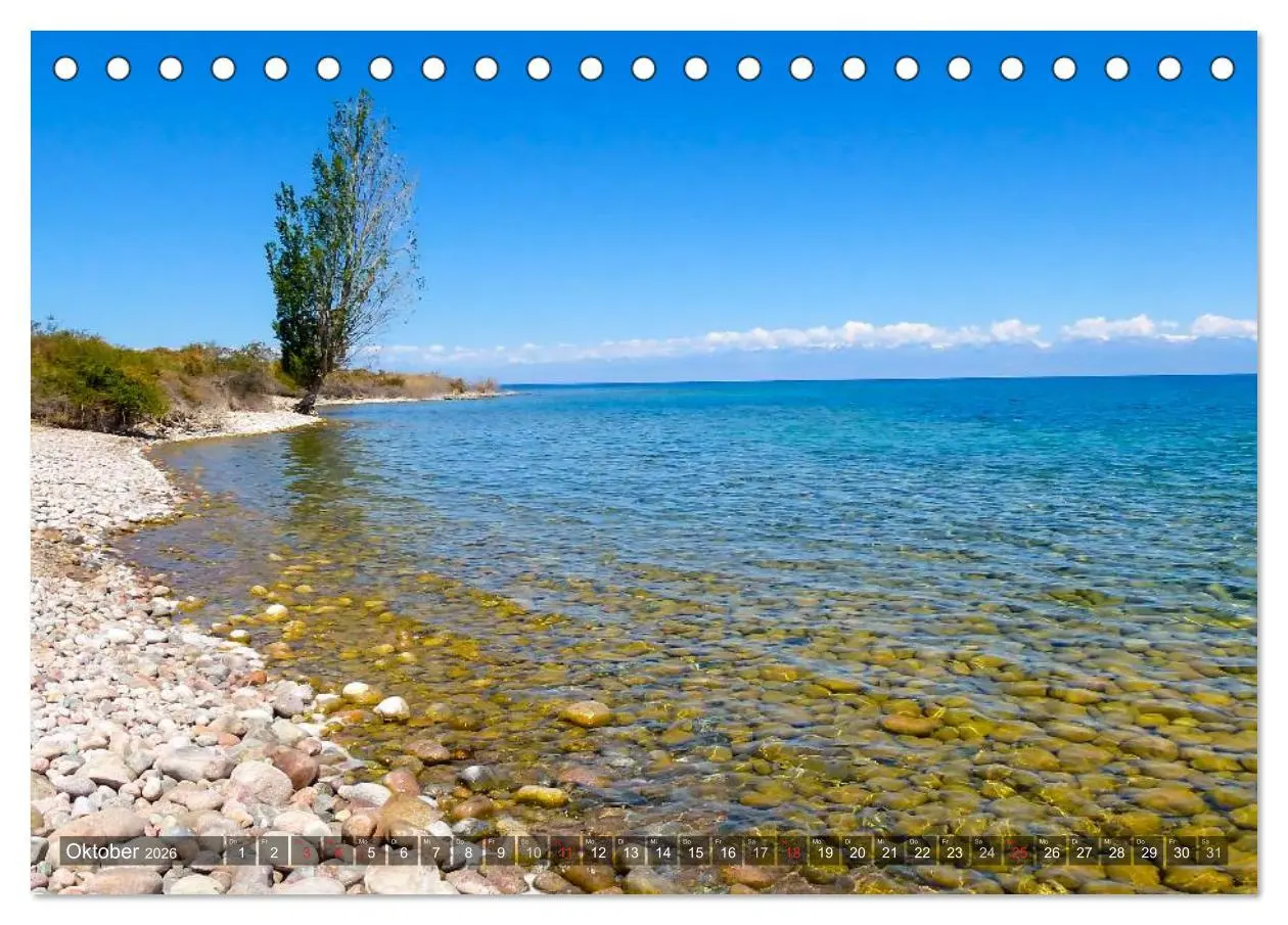 Bild: 9783516130003 | Eine Reise durch Kirgistan (Tischkalender 2026 DIN A5 quer),...