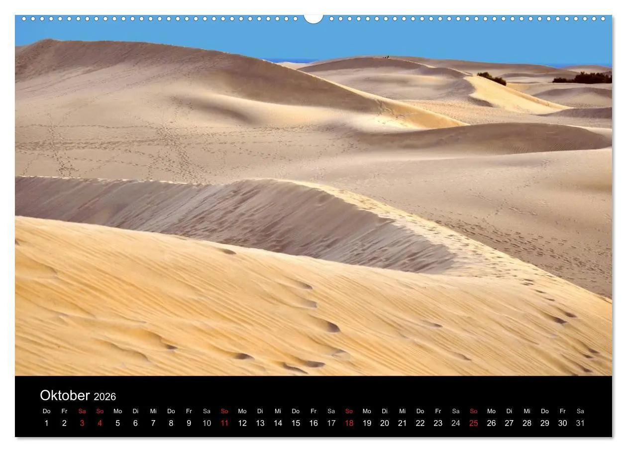 Bild: 9783516200003 | GRAN CANARIA/Dünen von Maspalomas (Wandkalender 2026 DIN A2 quer),...