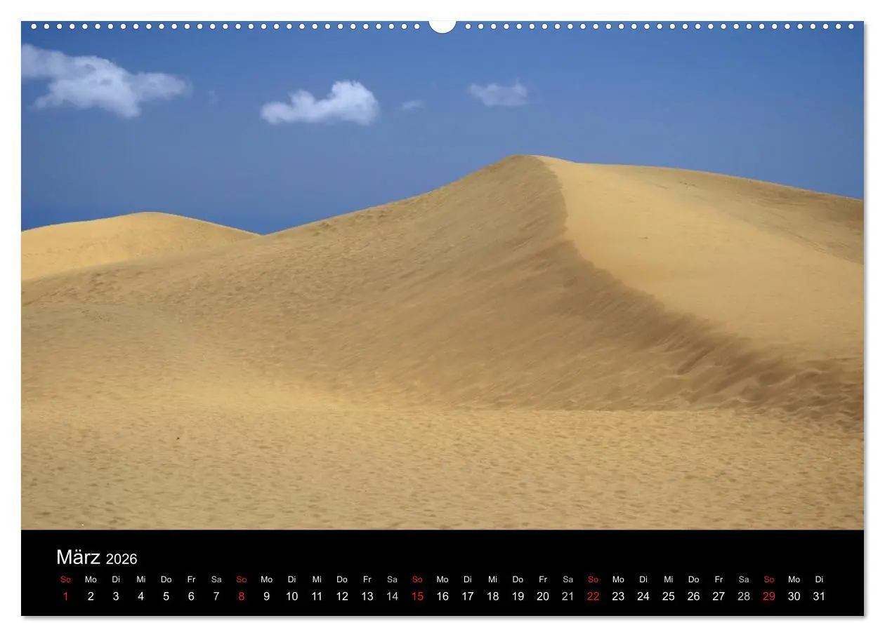 Bild: 9783516200003 | GRAN CANARIA/Dünen von Maspalomas (Wandkalender 2026 DIN A2 quer),...