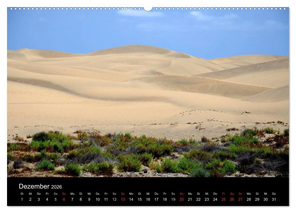 Bild: 9783516200003 | GRAN CANARIA/Dünen von Maspalomas (Wandkalender 2026 DIN A2 quer),...