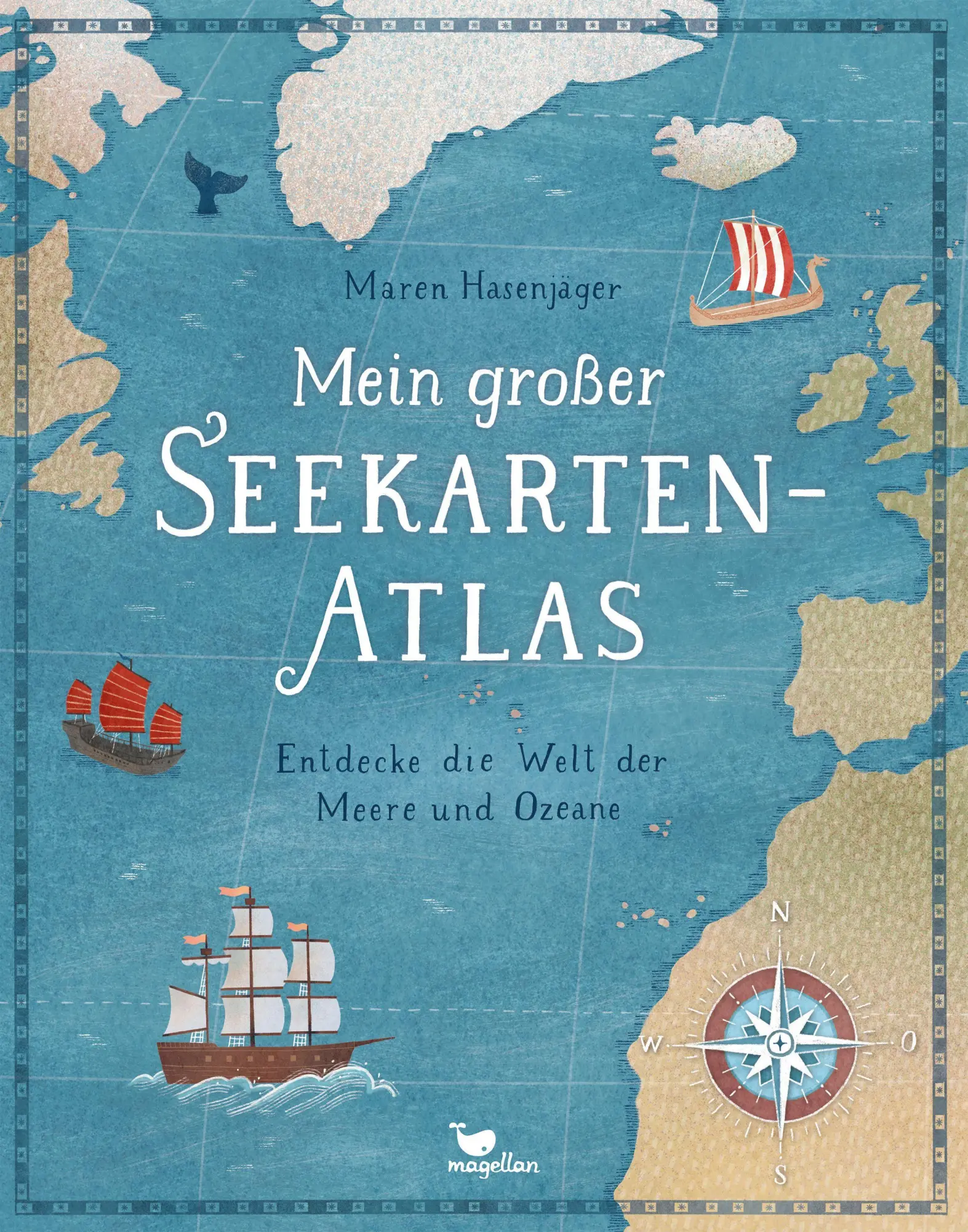 Cover: 9783734860003 | Mein großer Seekarten-Atlas - Entdecke die Welt der Meere und Ozeane